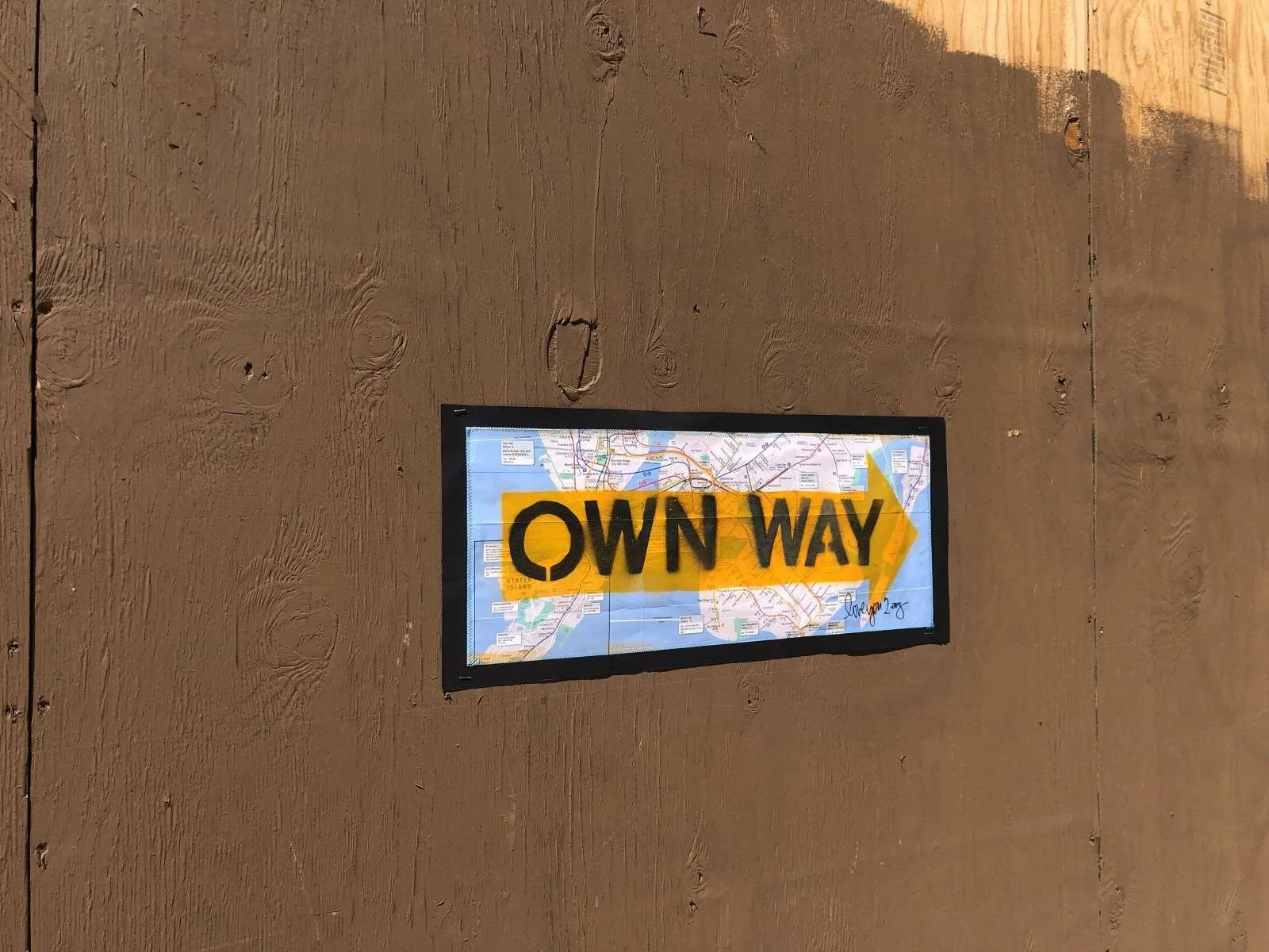 There is only one way.