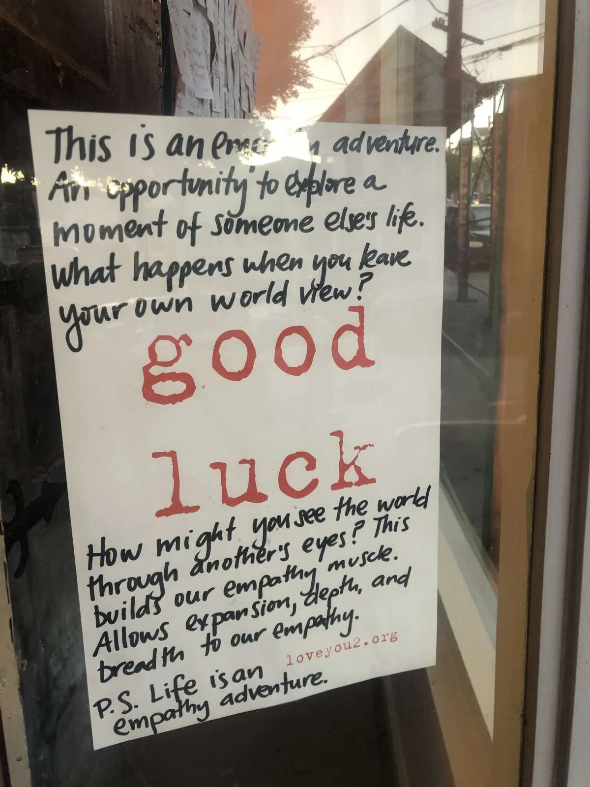 Empathy Adventures Installation @ Perch