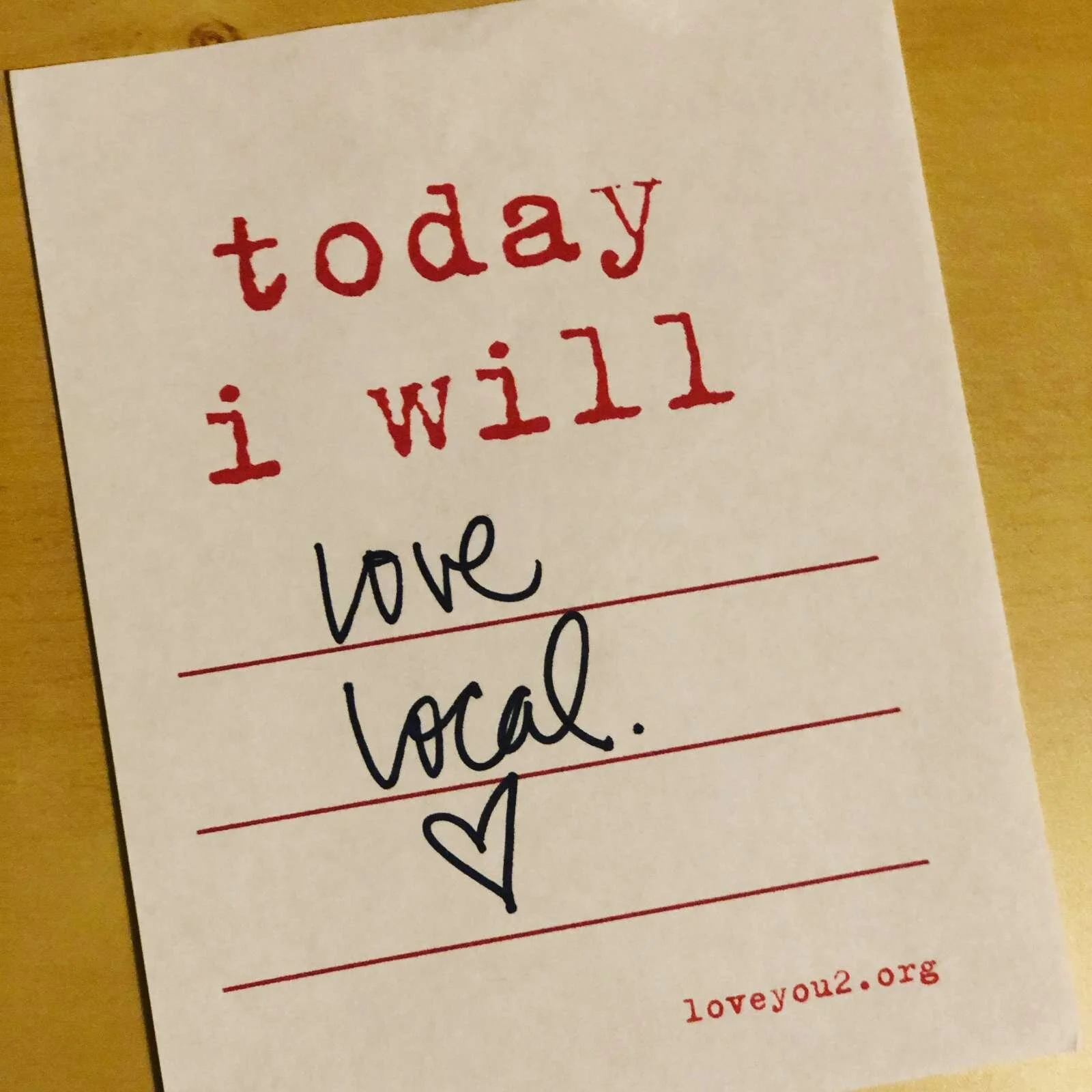 Love local