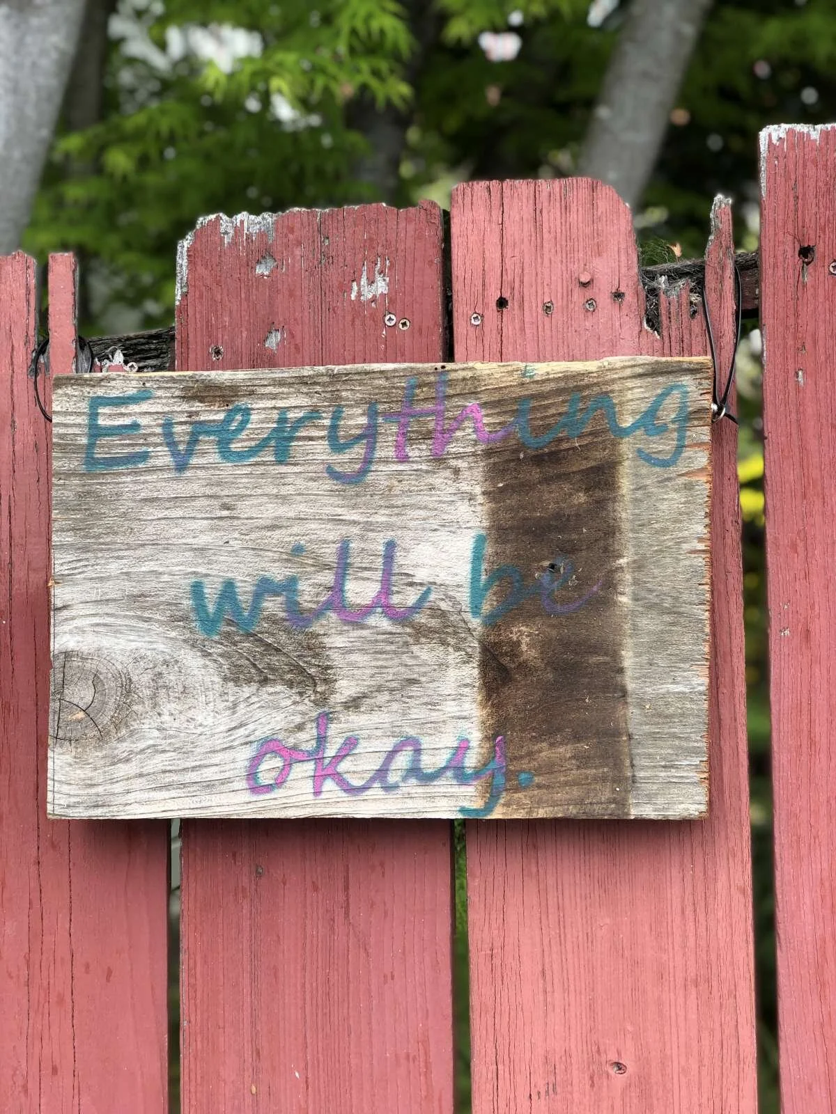 Let yourself be held.