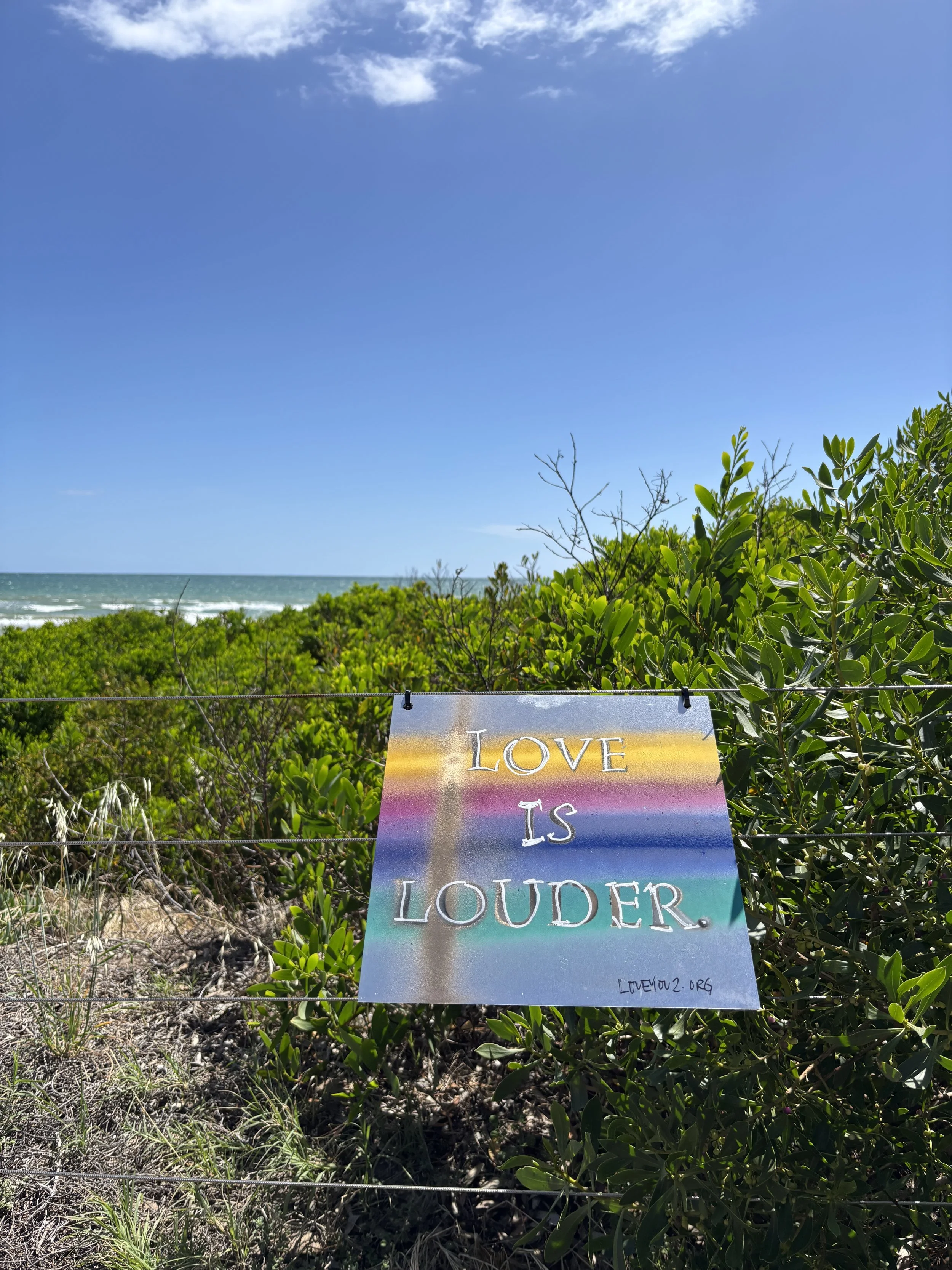 love is louder: grange beach,  adelaide