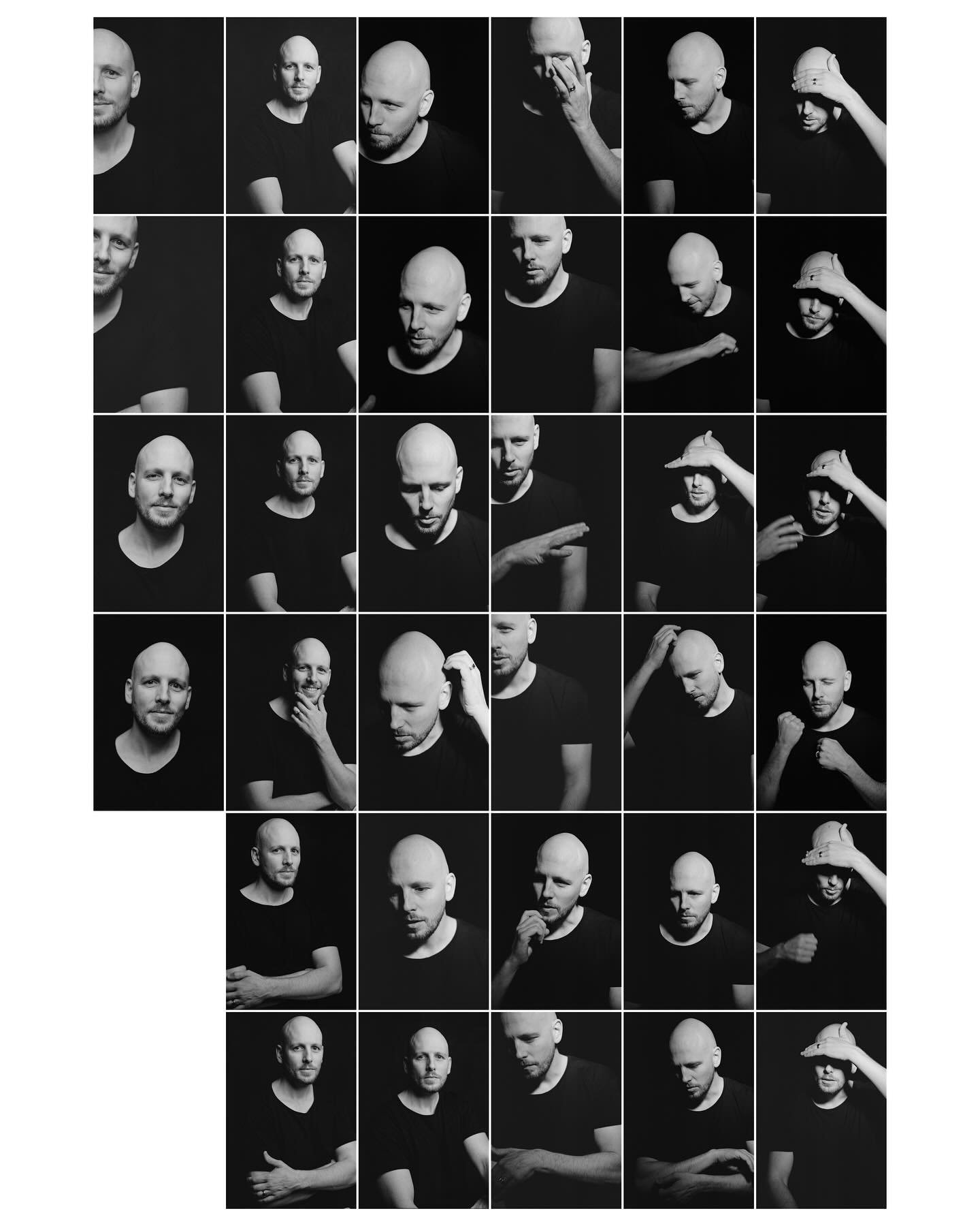 Photographic portraits of Andr&eacute; telling me his story.