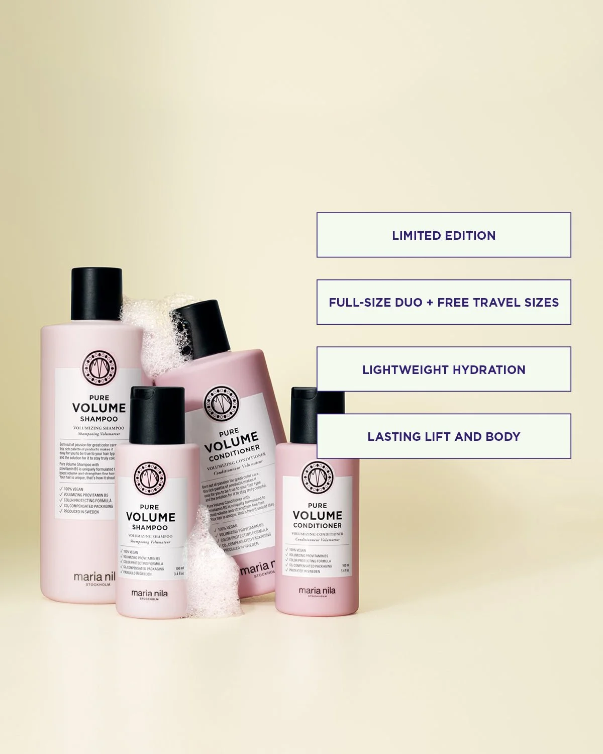 Maria Nila Pure Volume Beauty Bag