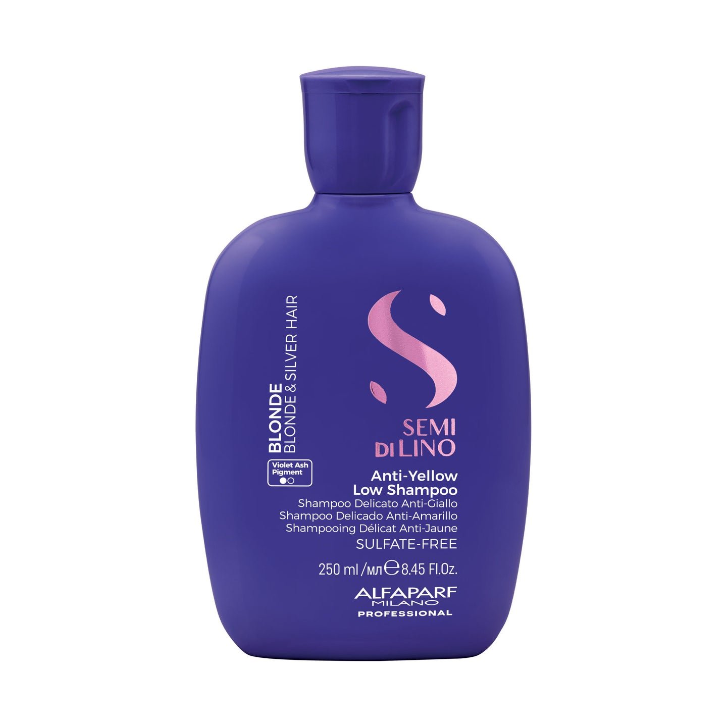 Semi Di Lino Blonde Anti-Yellow Purple Shampoo