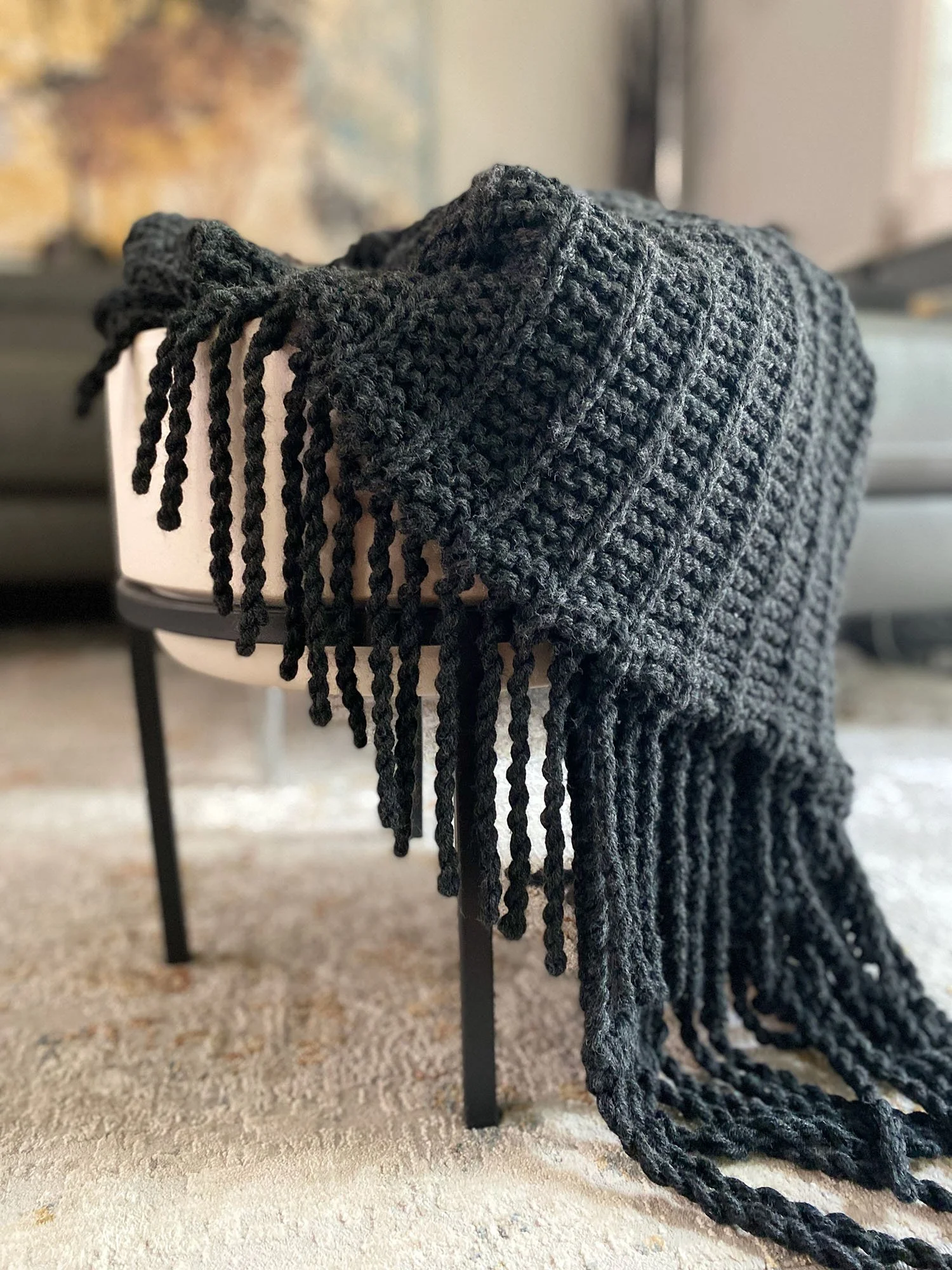 The Garter Rib Throw