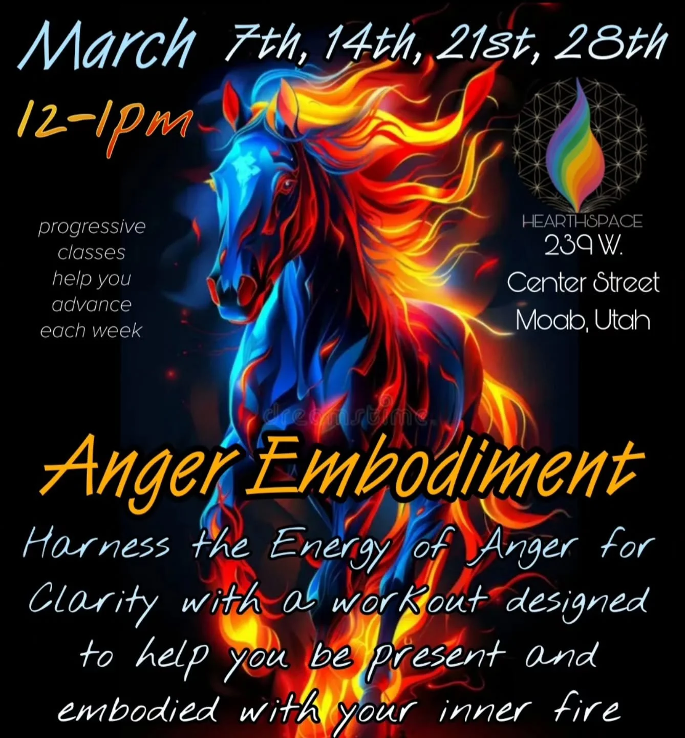 In this class we will work with the primal emotion of anger through a series of exercises that help us experience it physically rather than mentally. The purpose is not to &lsquo;get out&rsquo; our anger or &lsquo;manage it&rsquo; but to get in touch