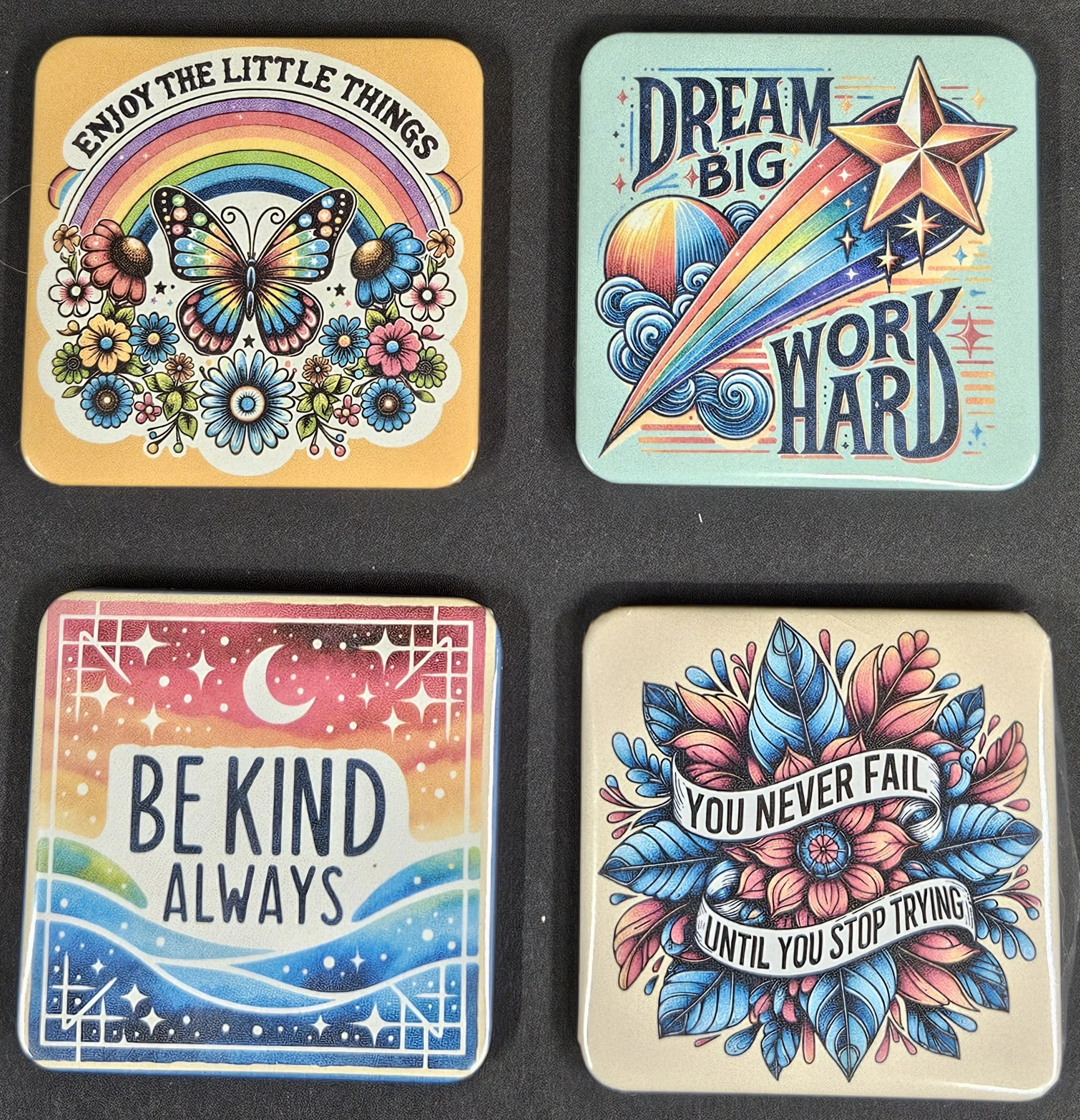 Set Of Four Refrigerator Magnets