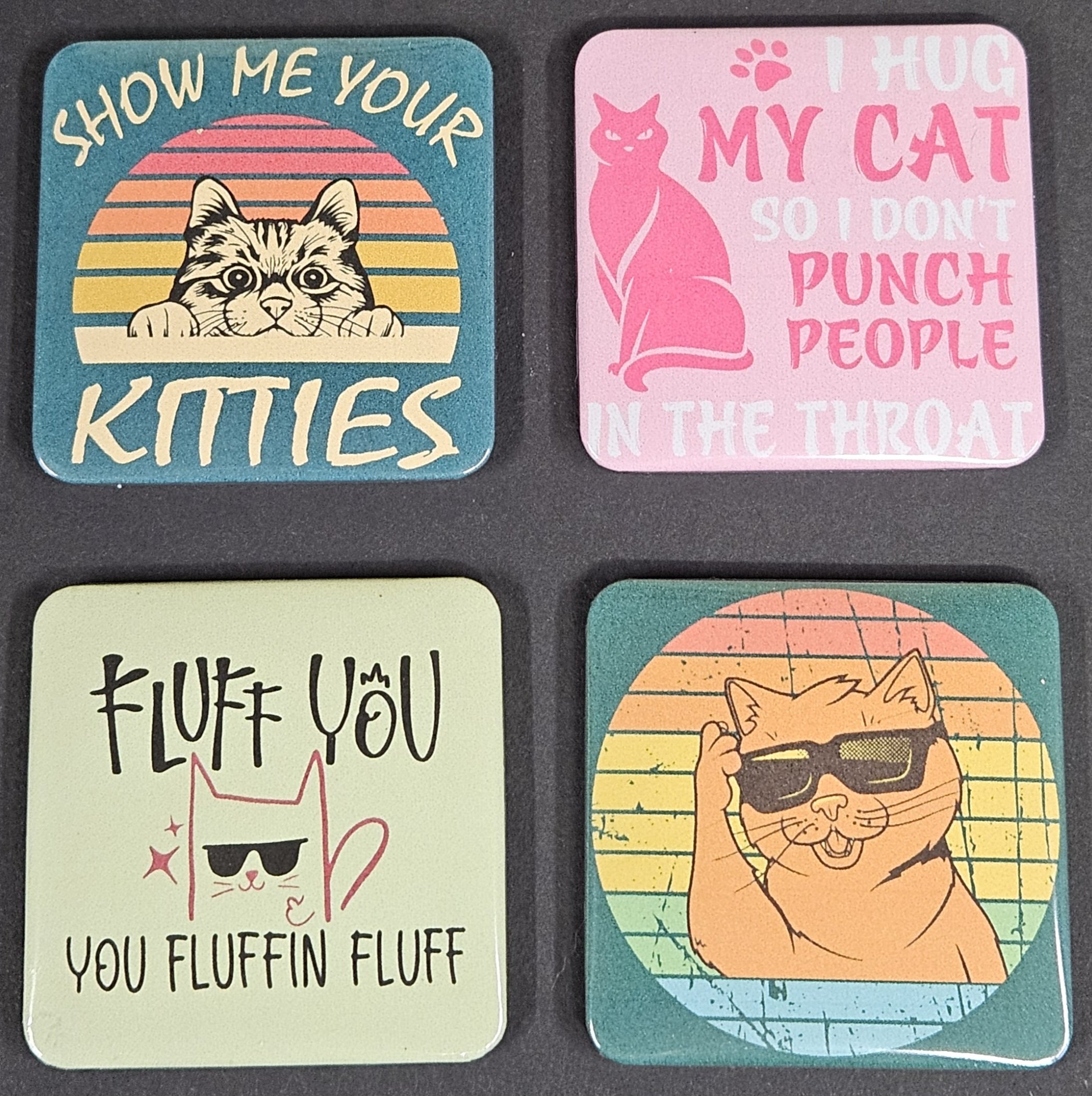 Set Of Four Refrigerator Magnets