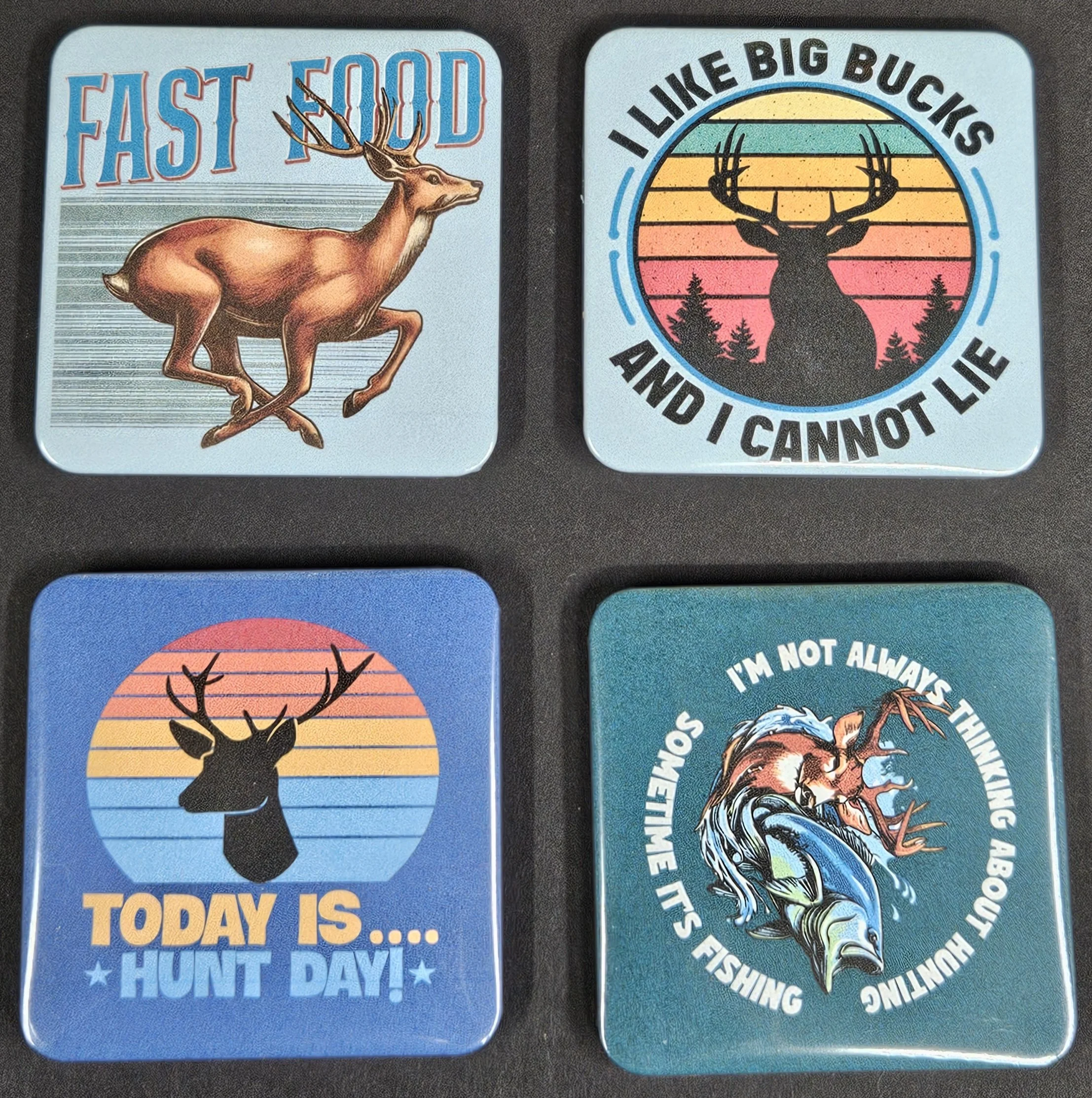 Set Of Four Refrigerator Magnets