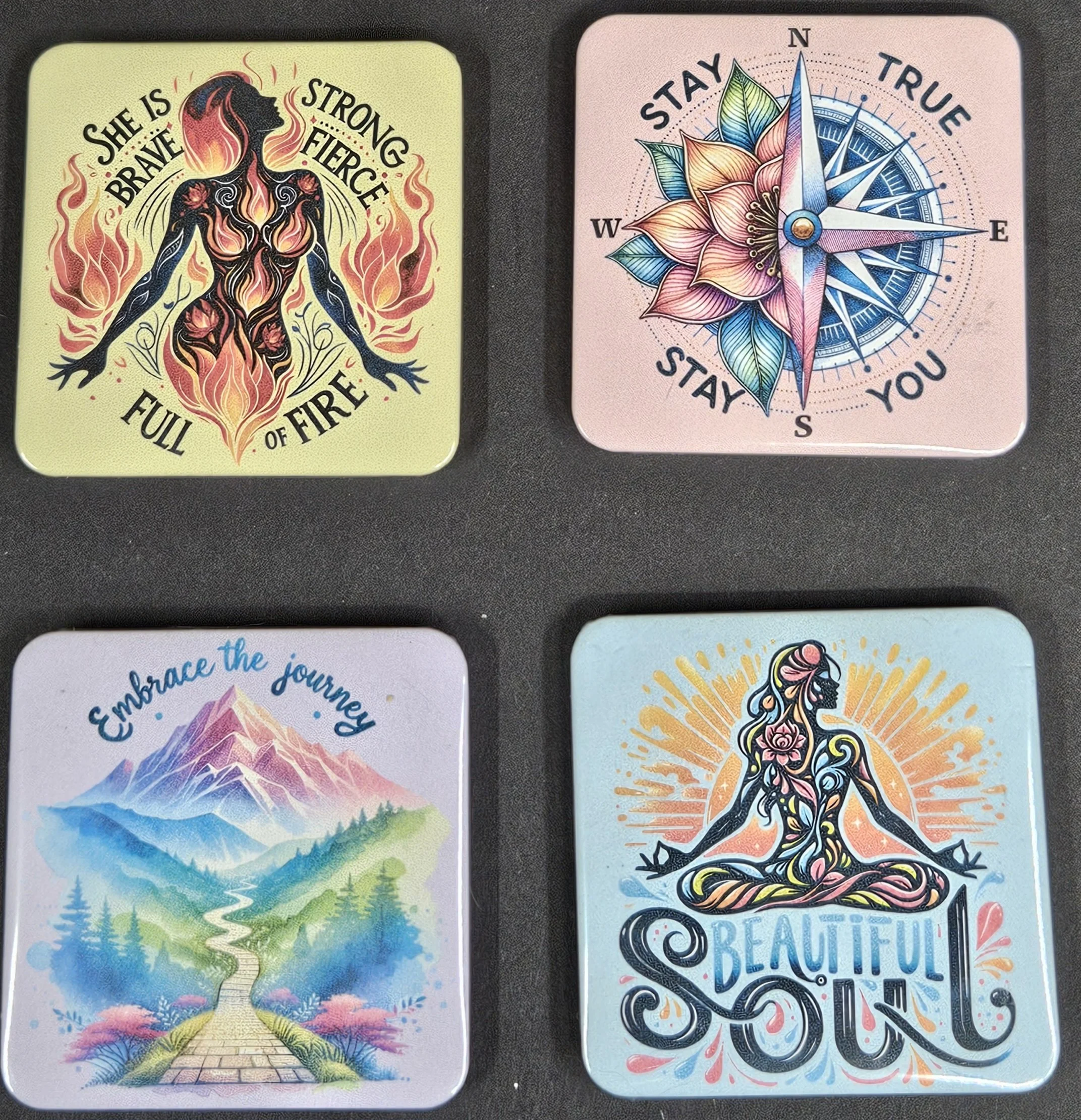 Set Of Four Refrigerator Magnets