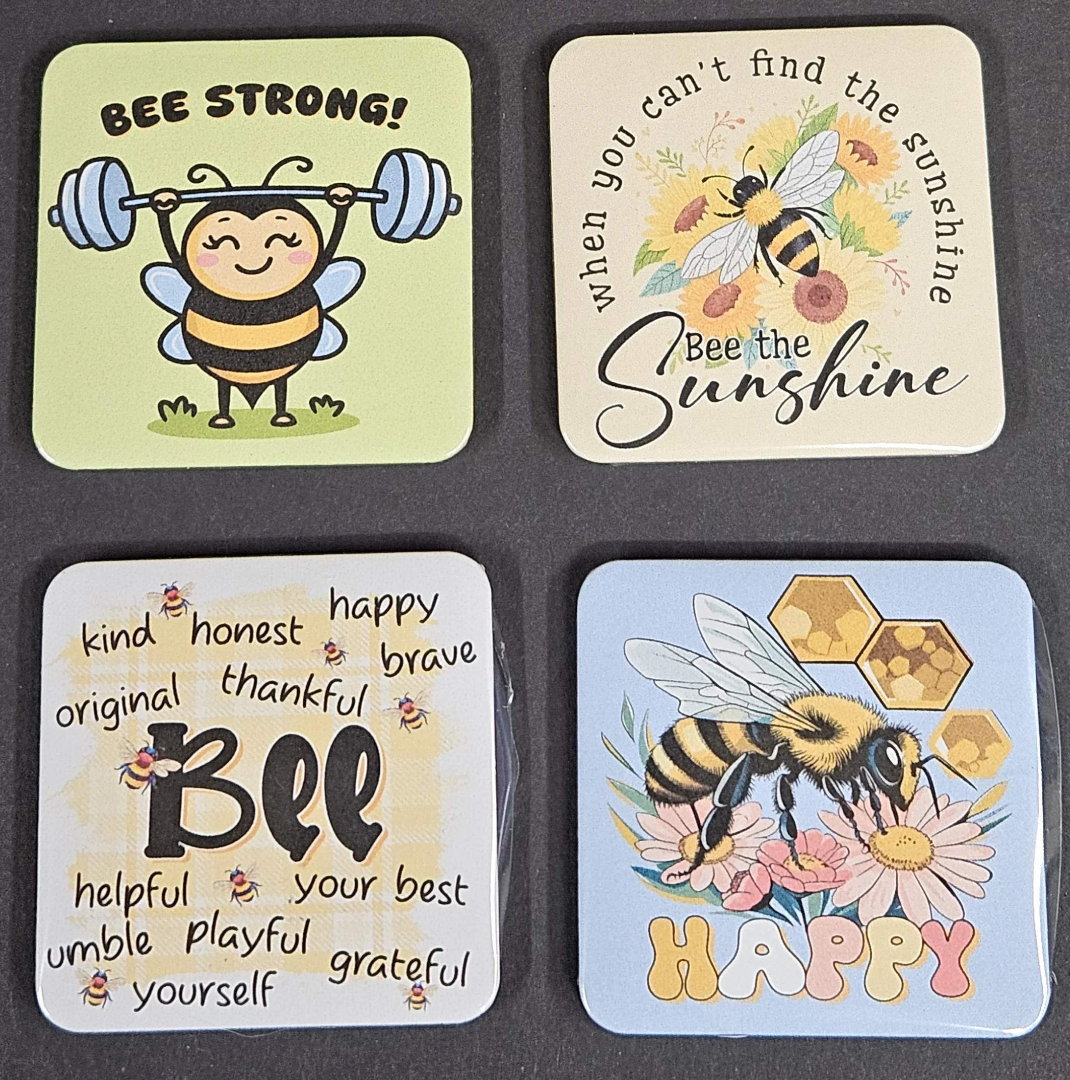 Set Of Four Refrigerator Magnets