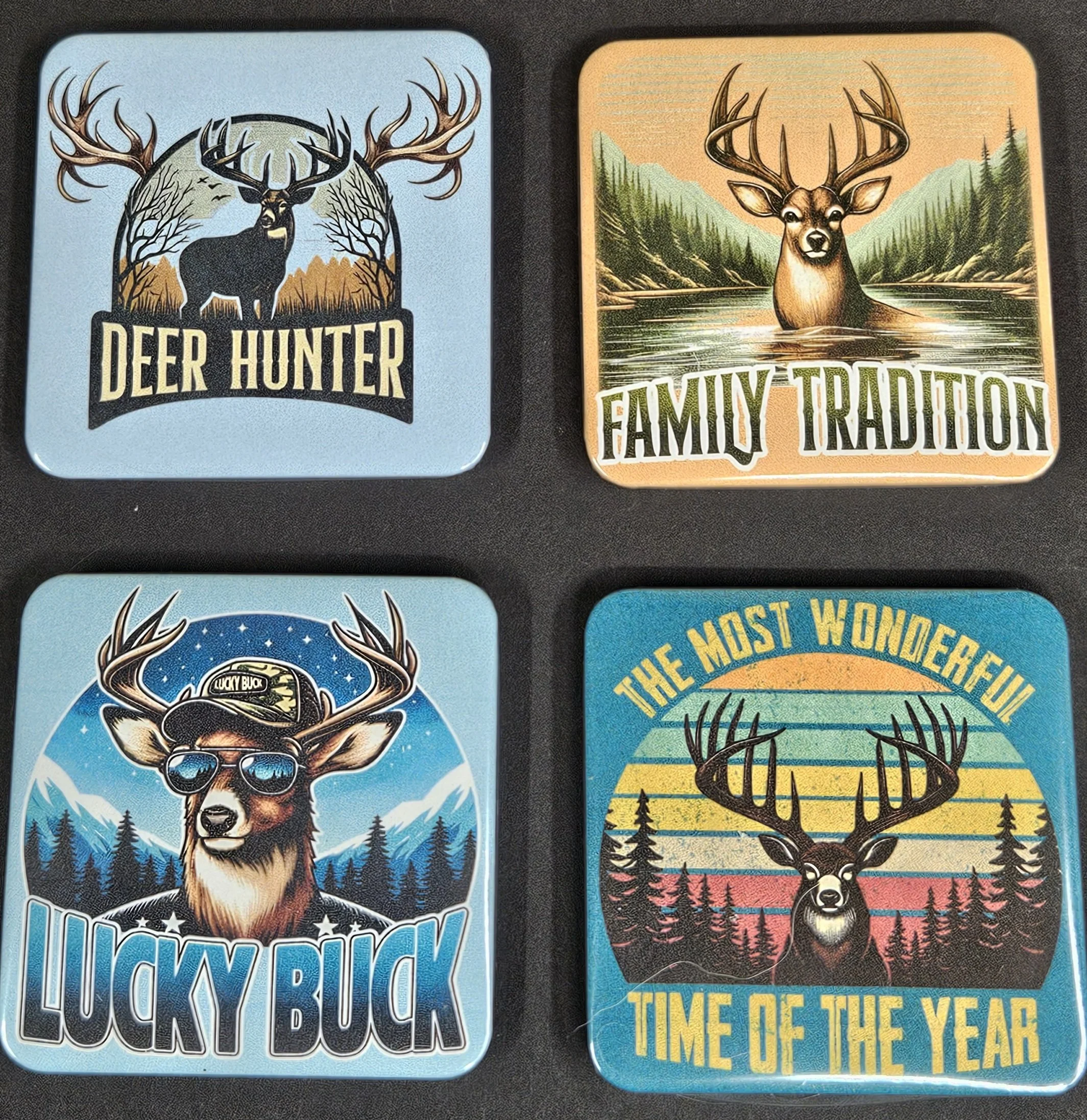 Set Of Four Refrigerator Magnets