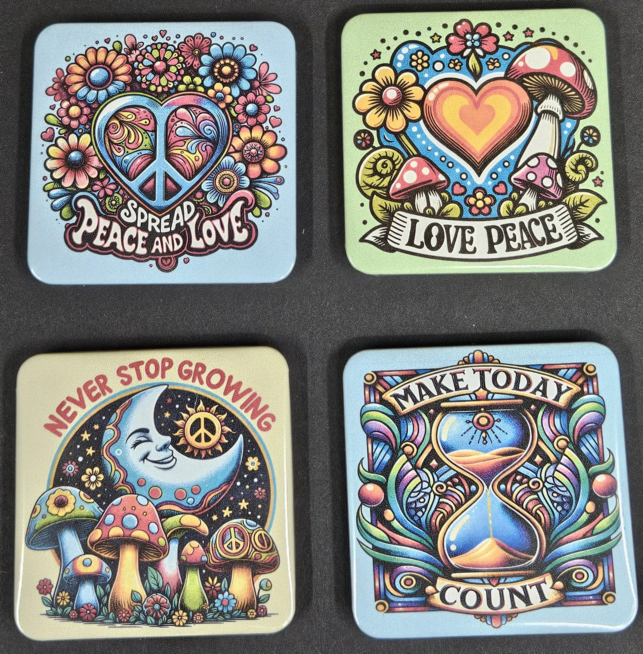 Set Of Four Refrigerator Magnets