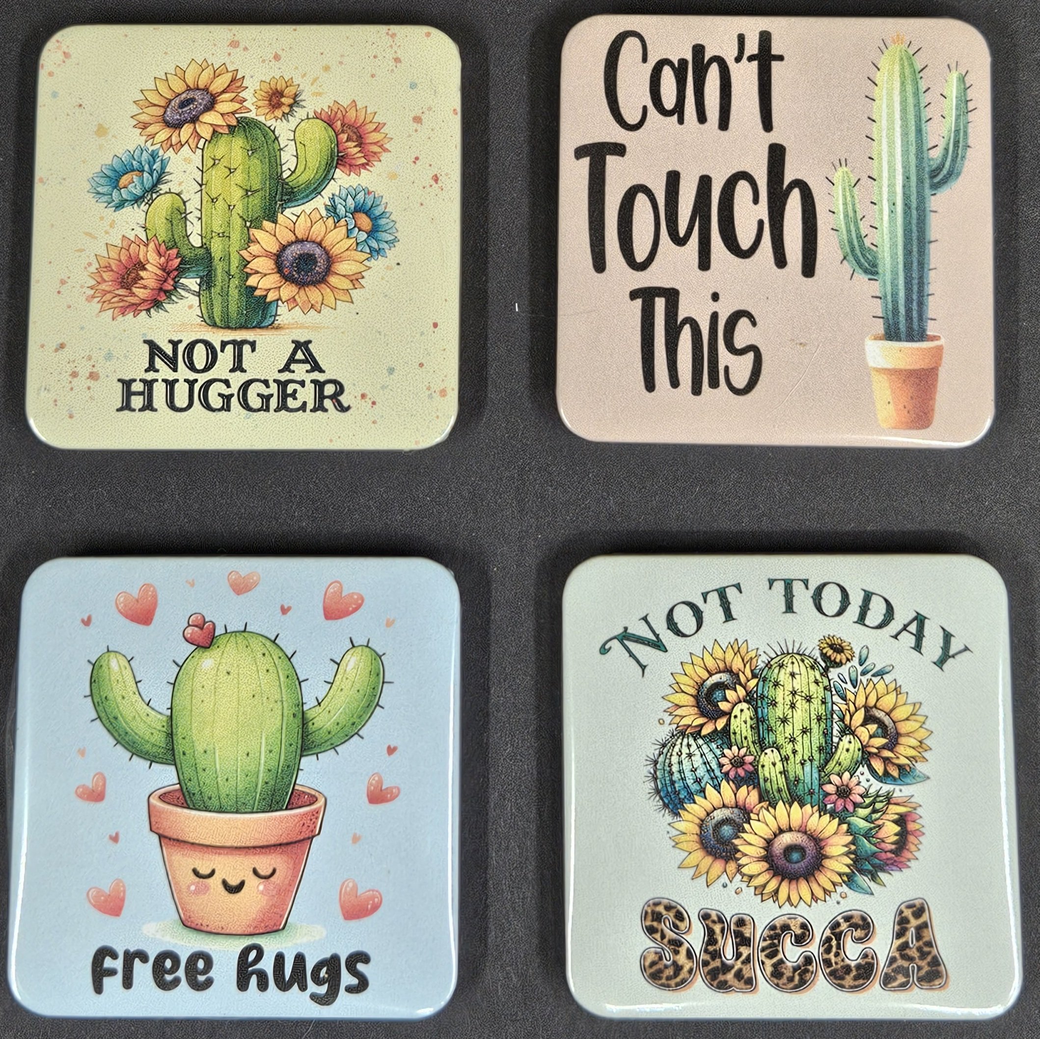 Set Of Four Refrigerator Magnets