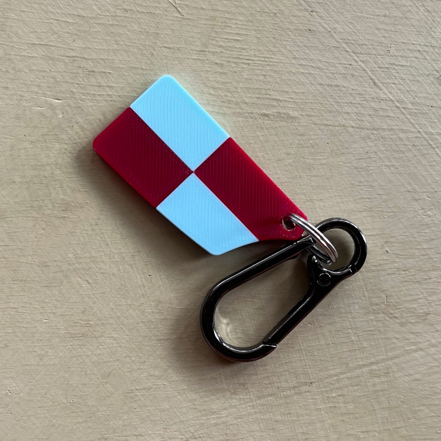 LARC 3D Printed Rowing Blade Keyring