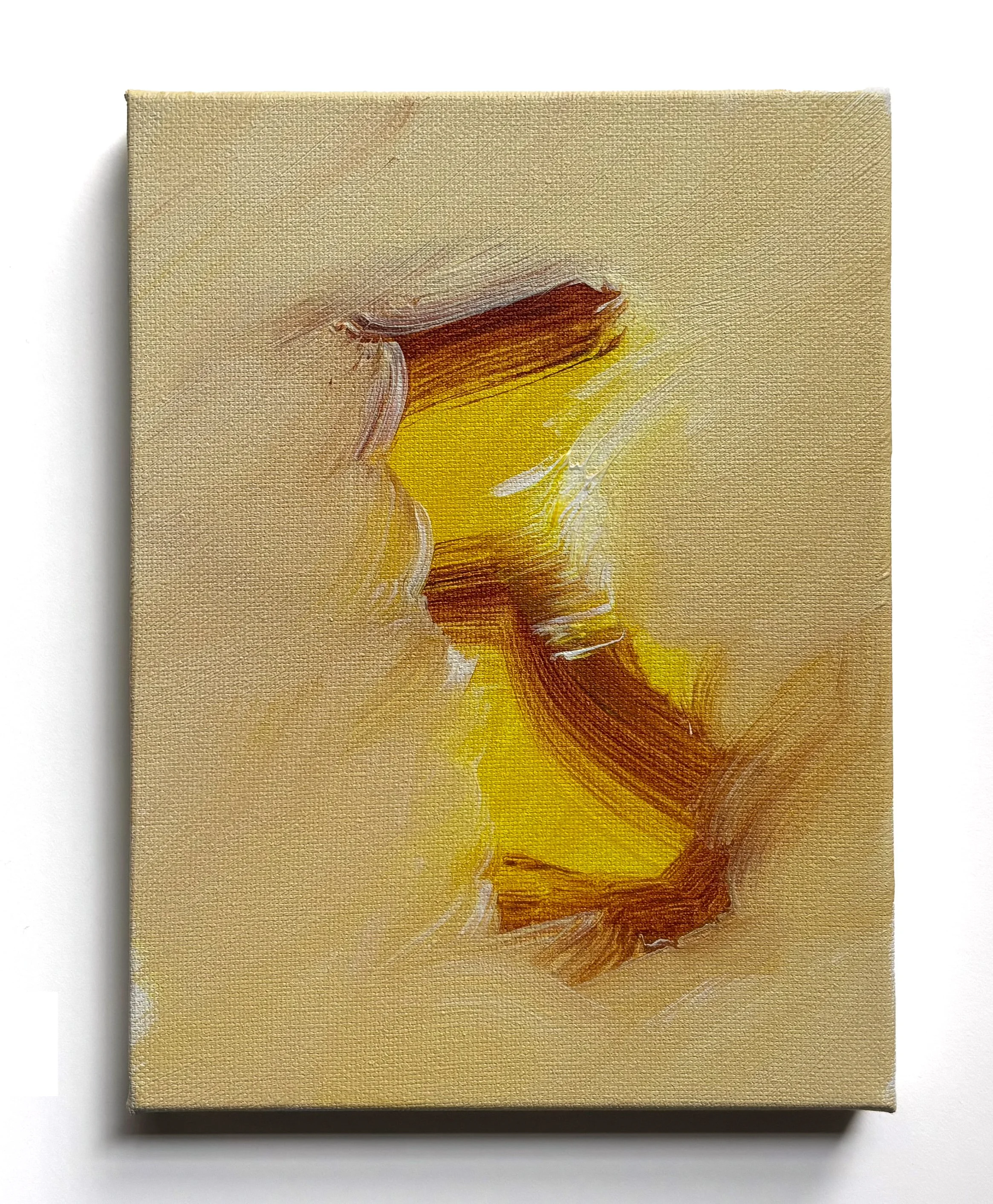 Anxious With Time/acrylic on canvas/8x6 in./2025