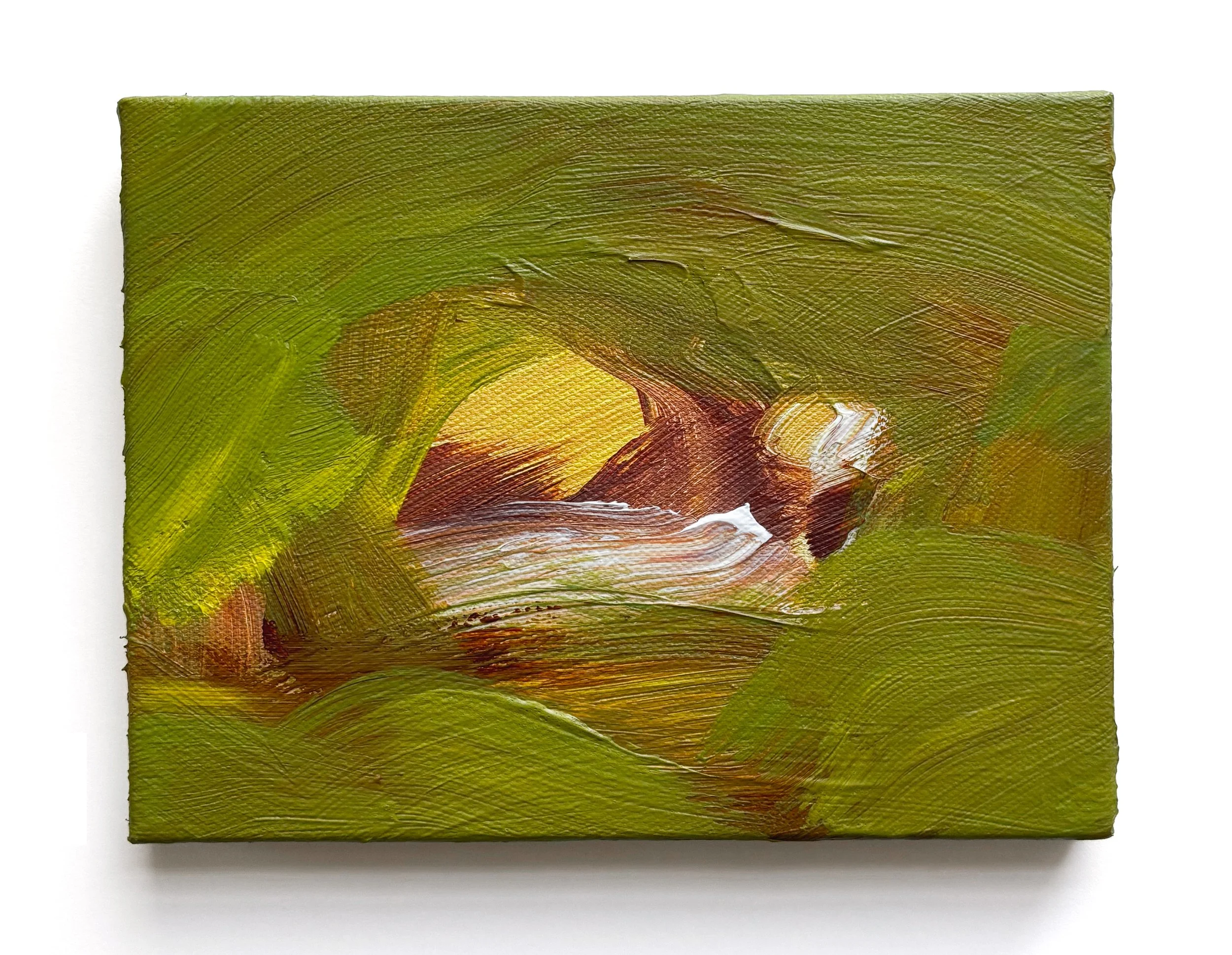 Timid Light/acrylic on canvas/8x10 in./2025