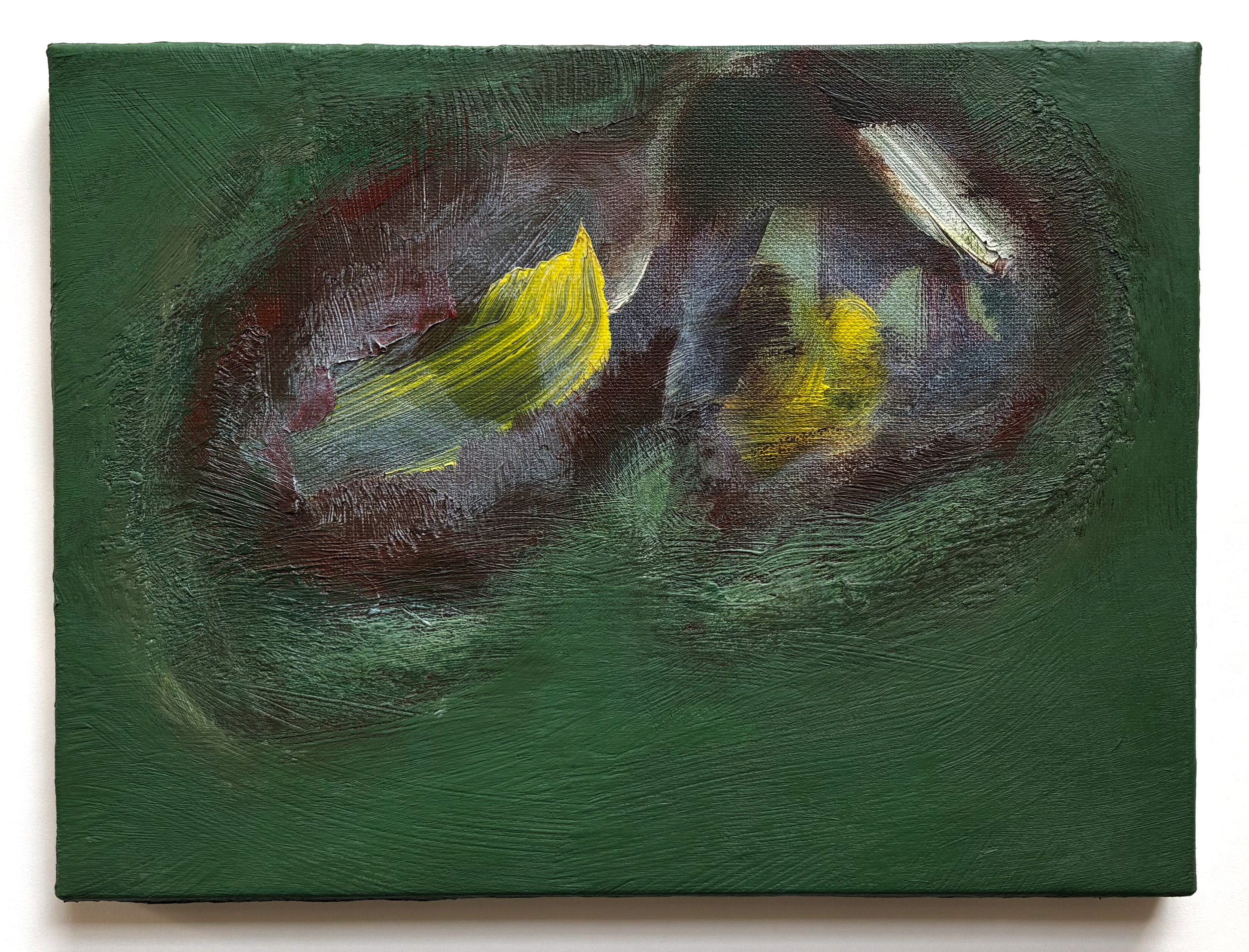 Procession/acrylic on canvas/9x12 in./2025