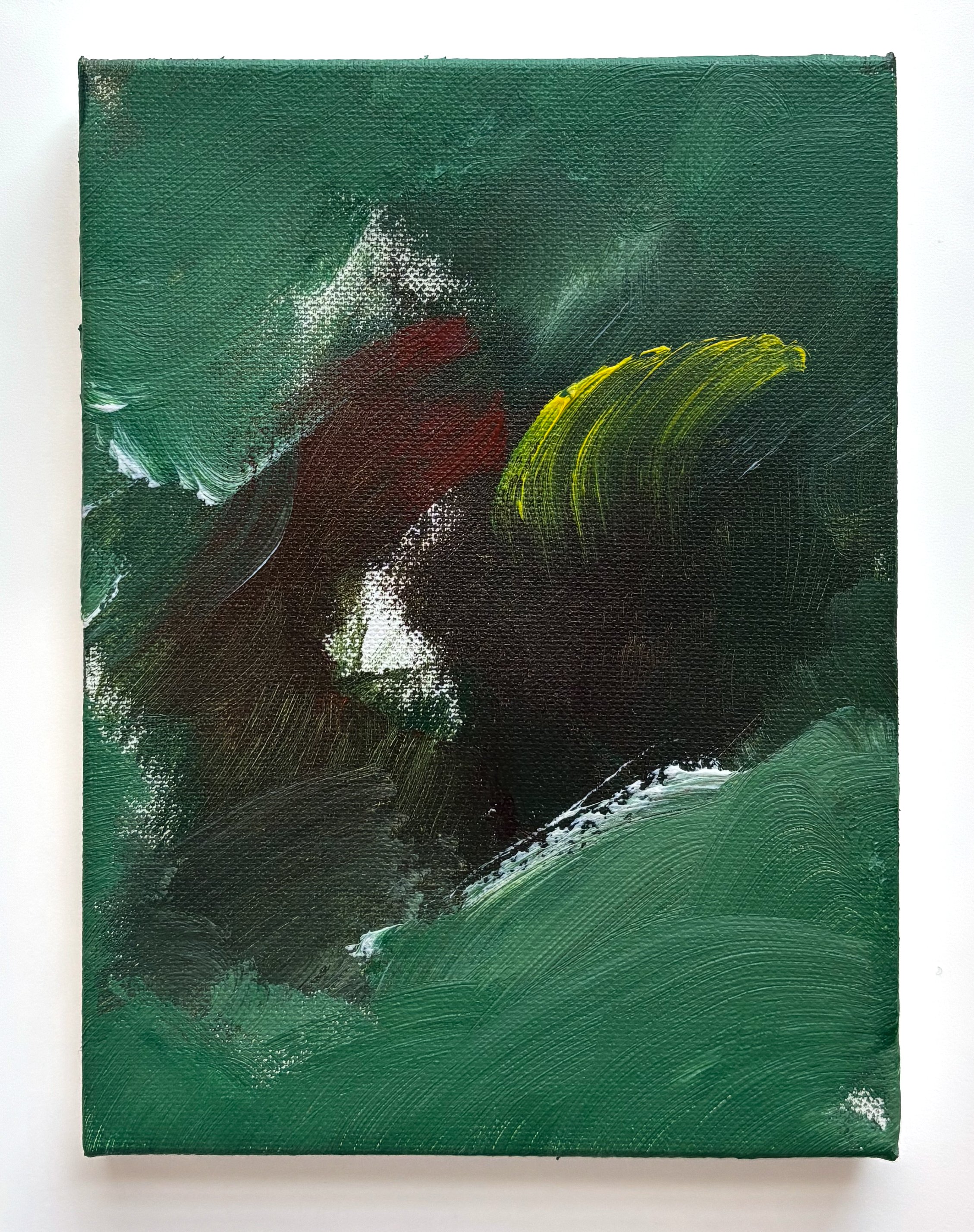 Remember to See/acrylic on canvas/8x6 in./2025