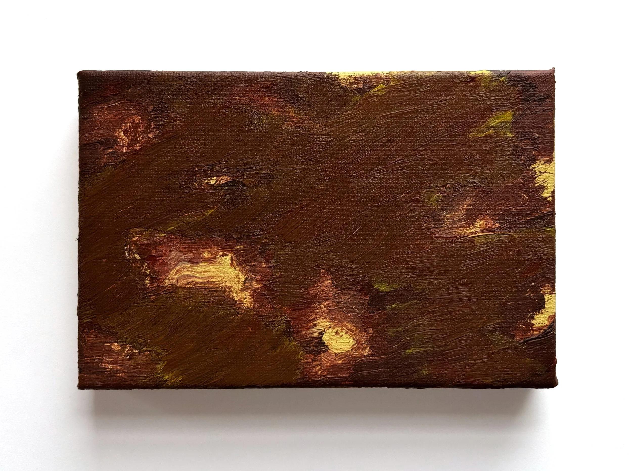 Contemplation/acrylic on canvas/4x6 in./2025