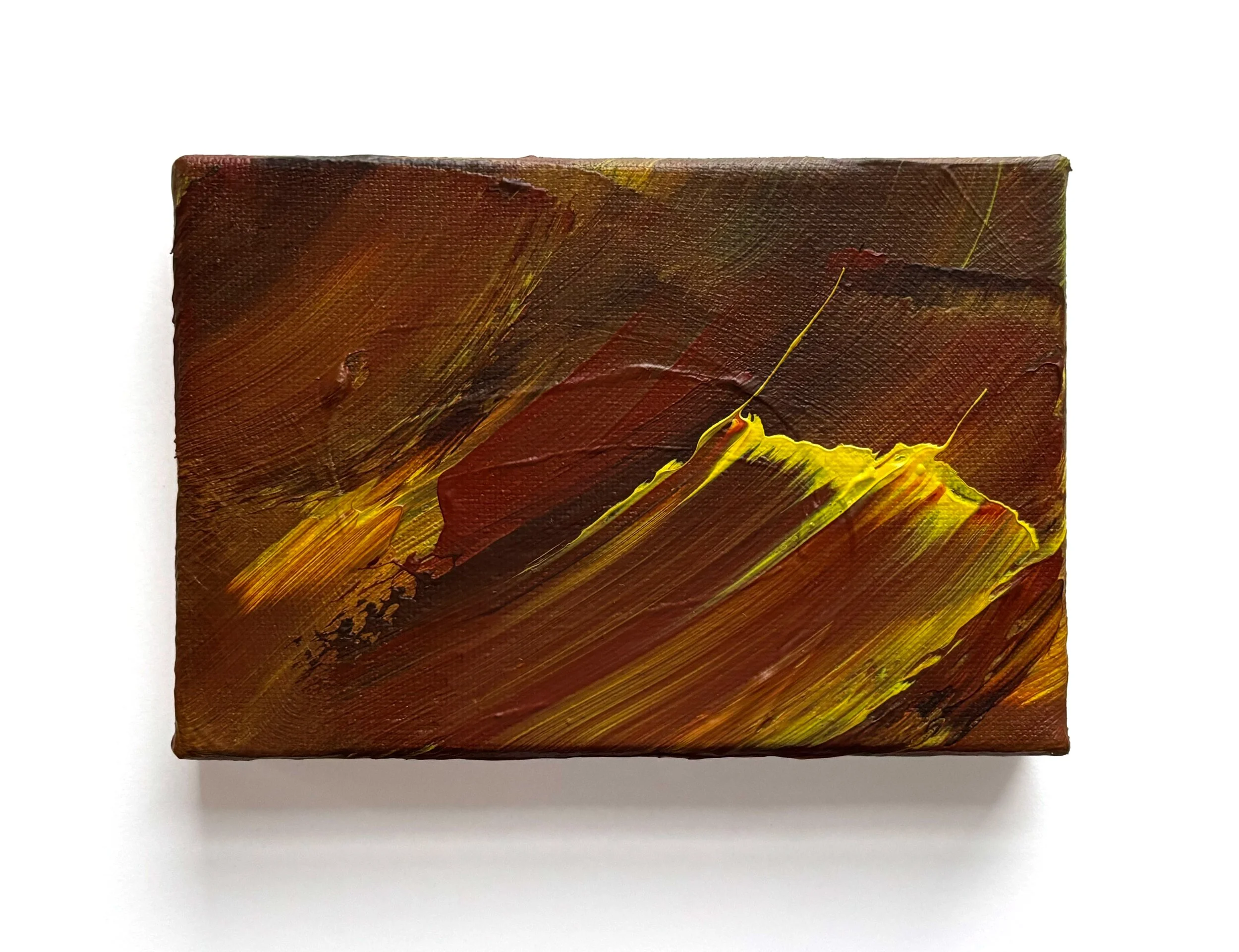 Hold Your Breath/acrylic on canvas/4x6 in./2026