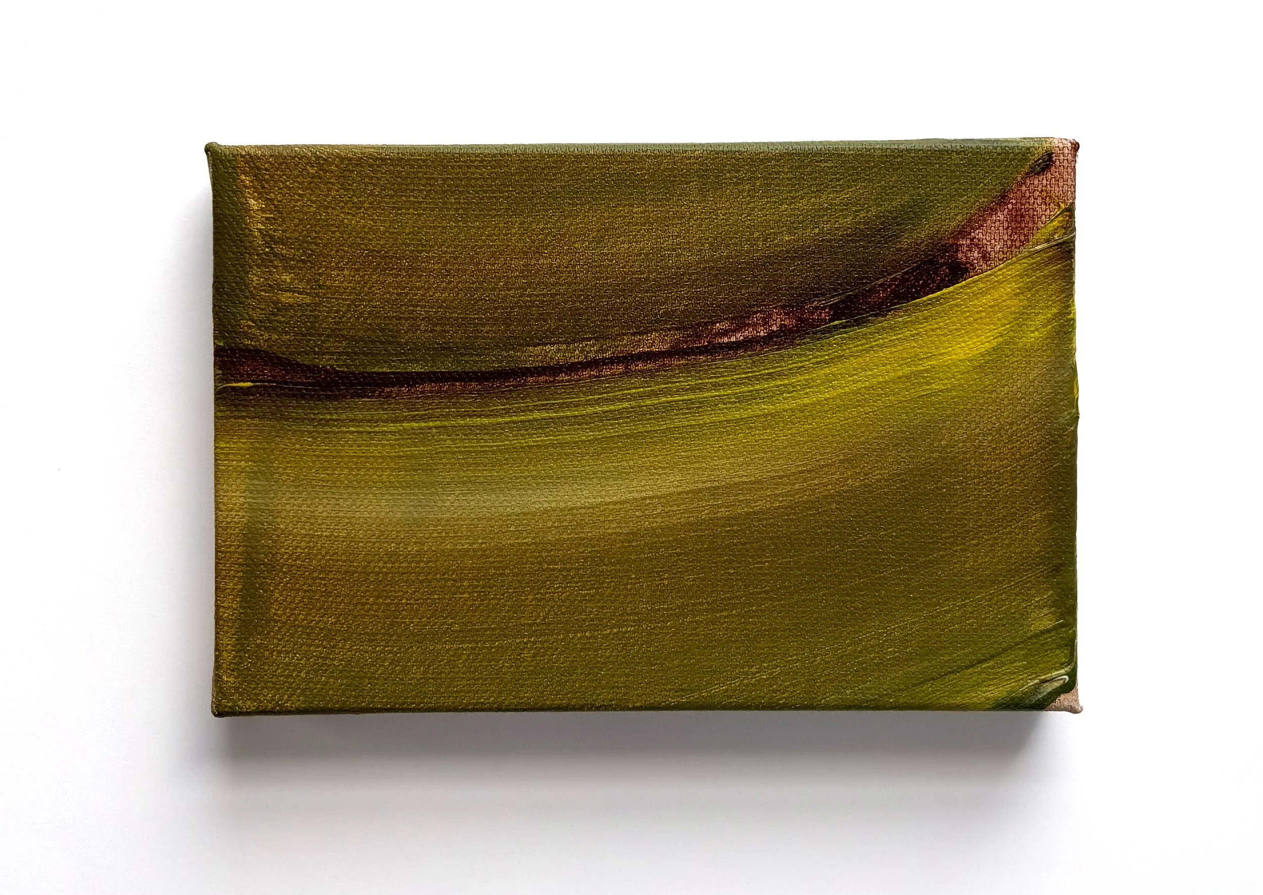 Gentle Exposure/acrylic on canvas/4x6 in./2026