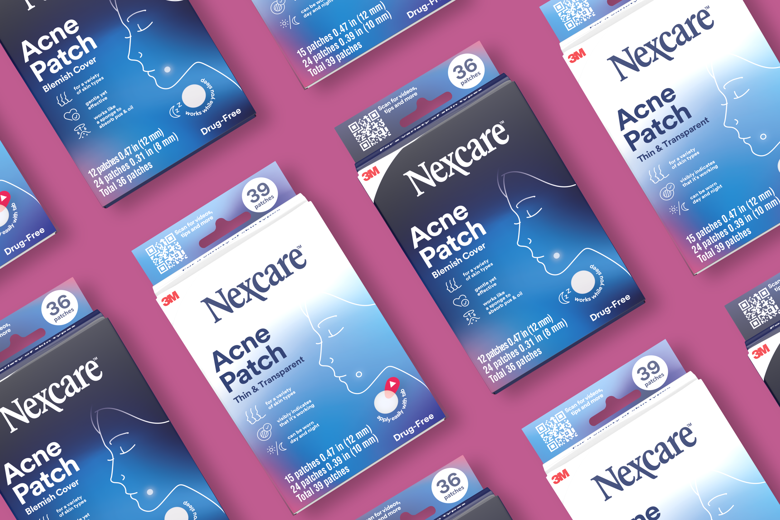 Nexcare Acne Packaging Redesign