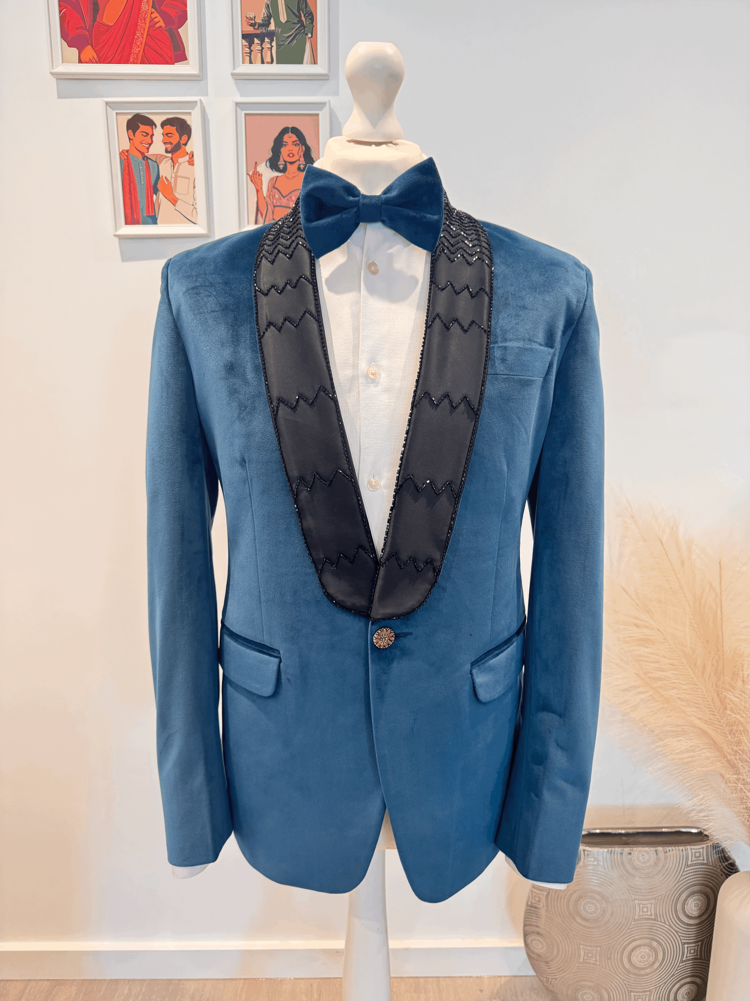 Blue Shimmer Tuxedo [M/40]
