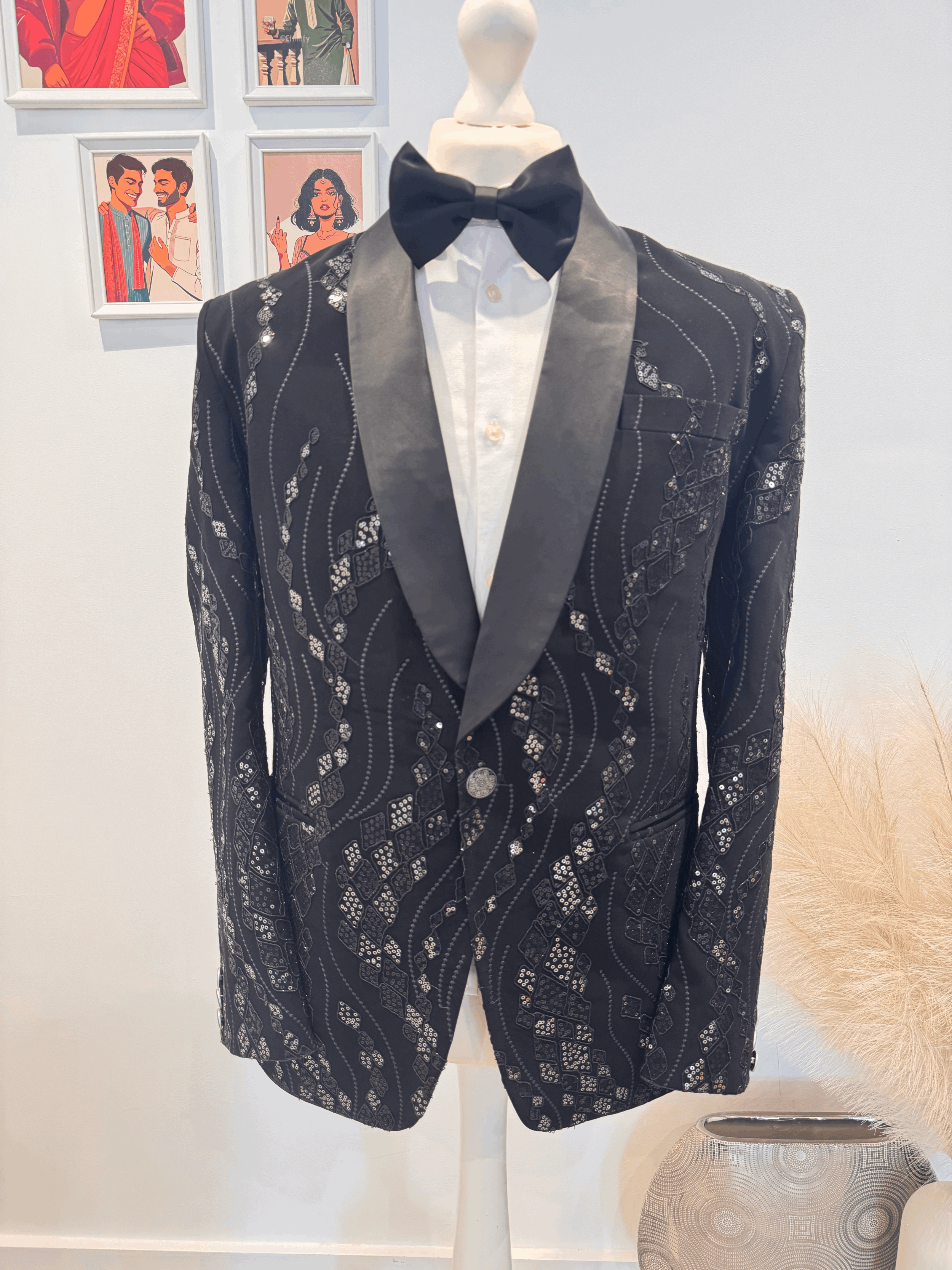 Wave Sequin Tuxedo [L/42]