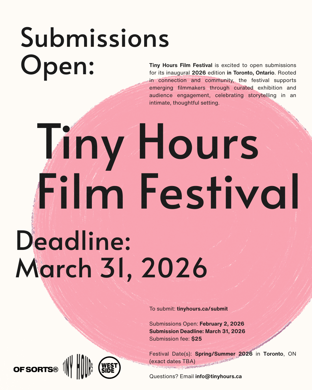 Tiny Hours Film Festival - SUBMISSION DEADLINE