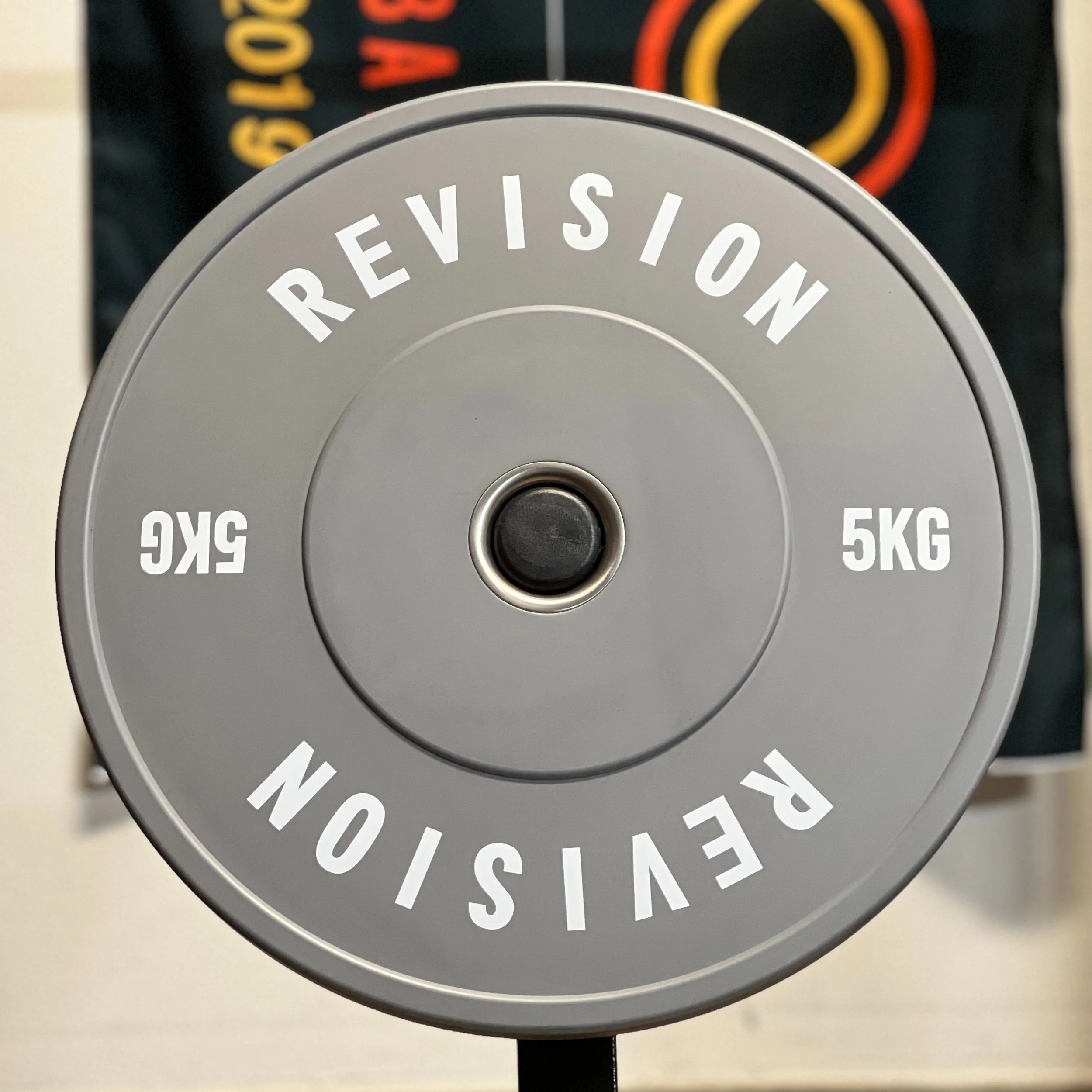 Revision Barbells Color Rubber Bumper Weight Plates KG (Pair