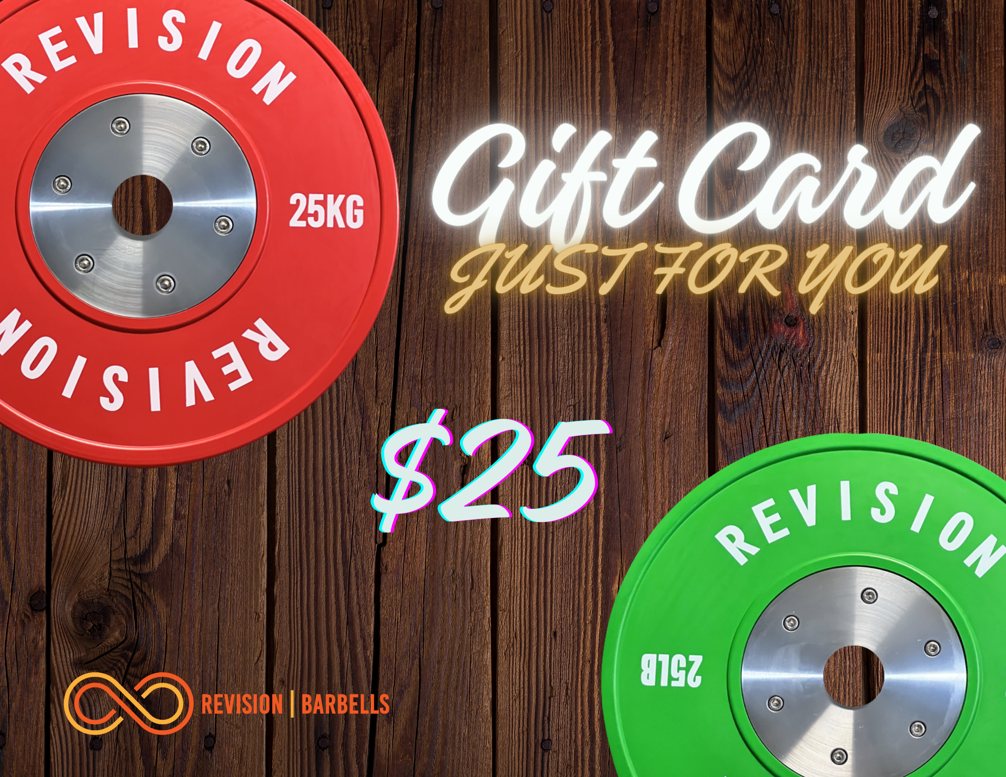 Revision Barbells $25 Gift Card