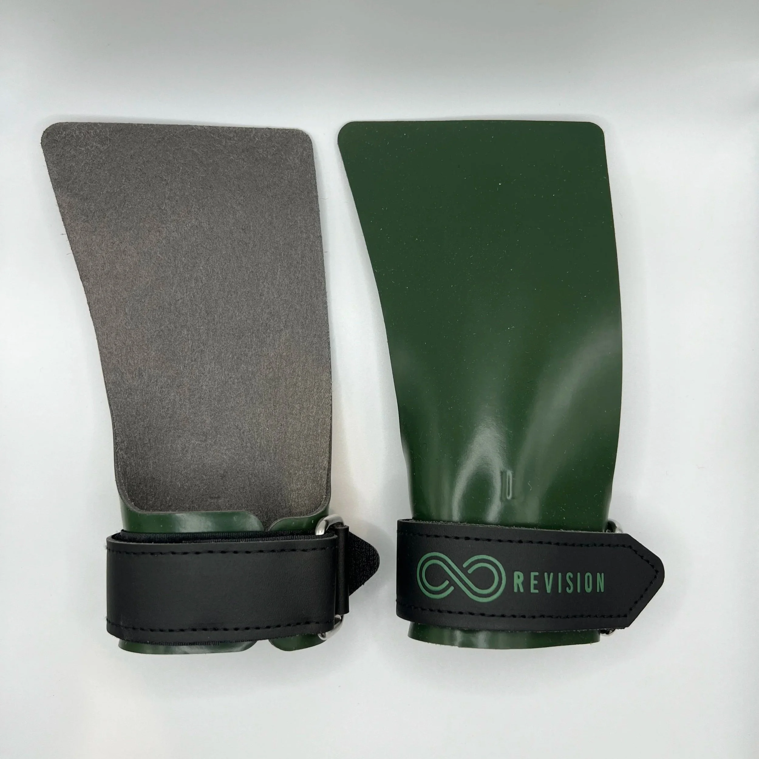 Revision Barbells Silicone Gymnastics Hand Grips Military Green CrossFit Open Muscle Ups Pull Ups Toes 2 Bar