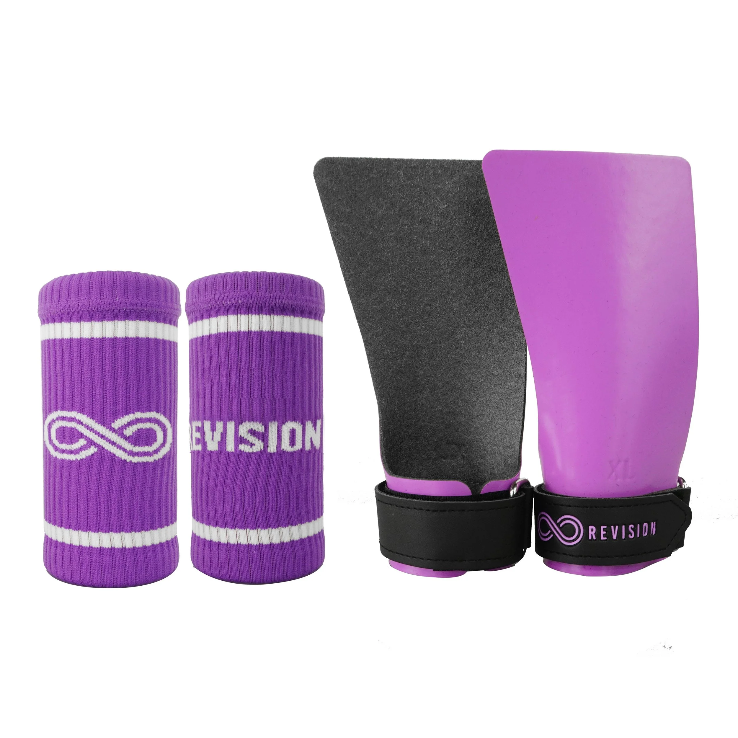 Revision Barbells Purple Gymnastics Silicone Grips 2.0