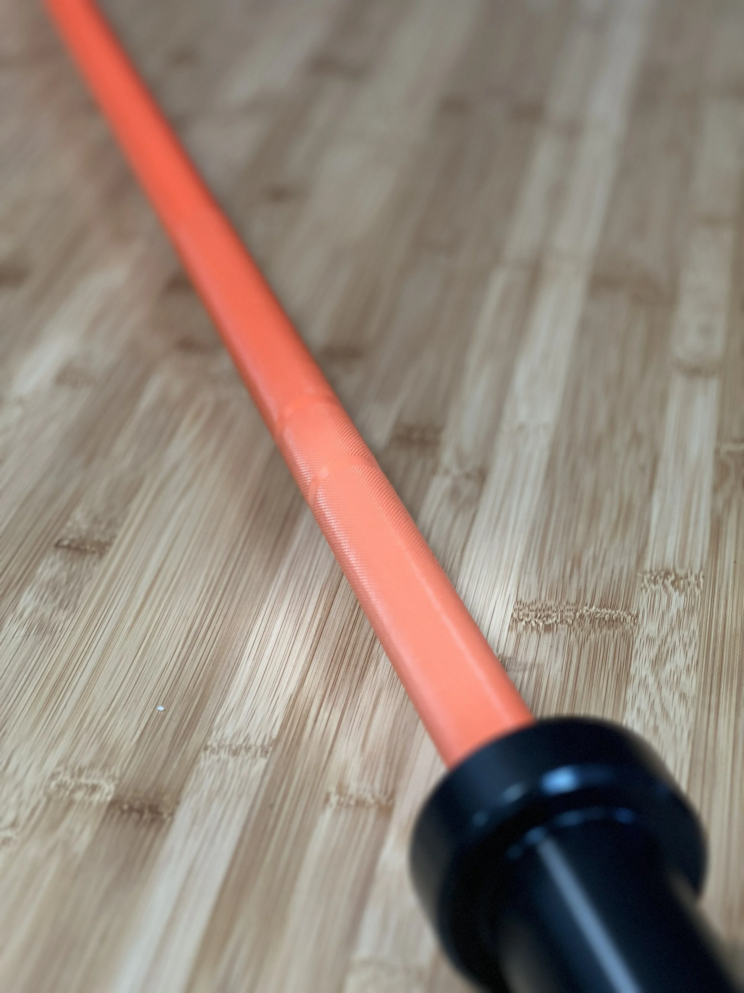 Revision 35lb Cerakote Orange Mimi Barbell CrossFit Olympic Needle Bearing