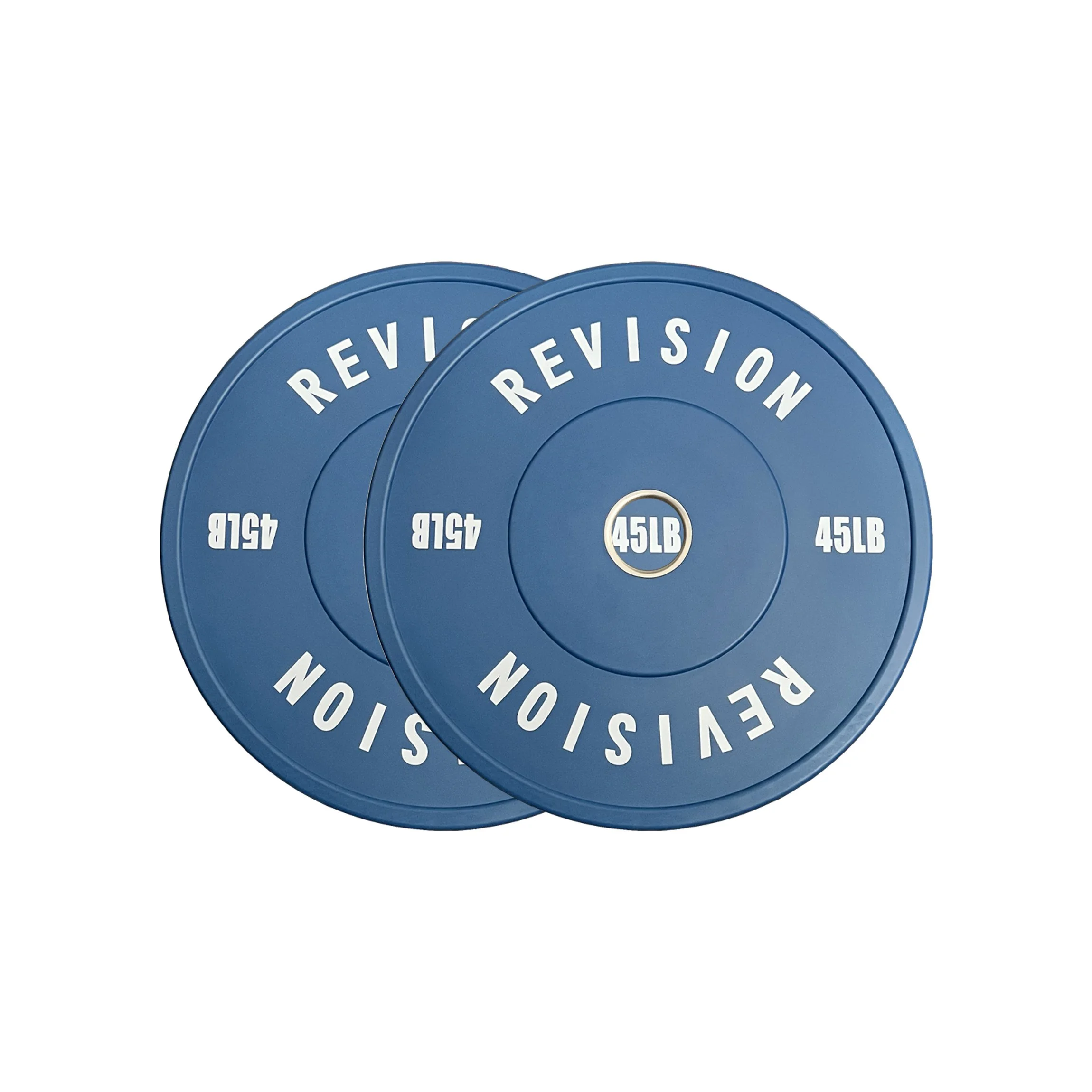 Revision Color Rubber 45lb Pound Bumper Plates