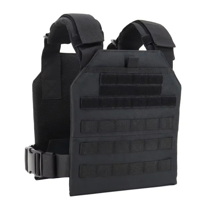 Black Fitness Weight Workout Vest
