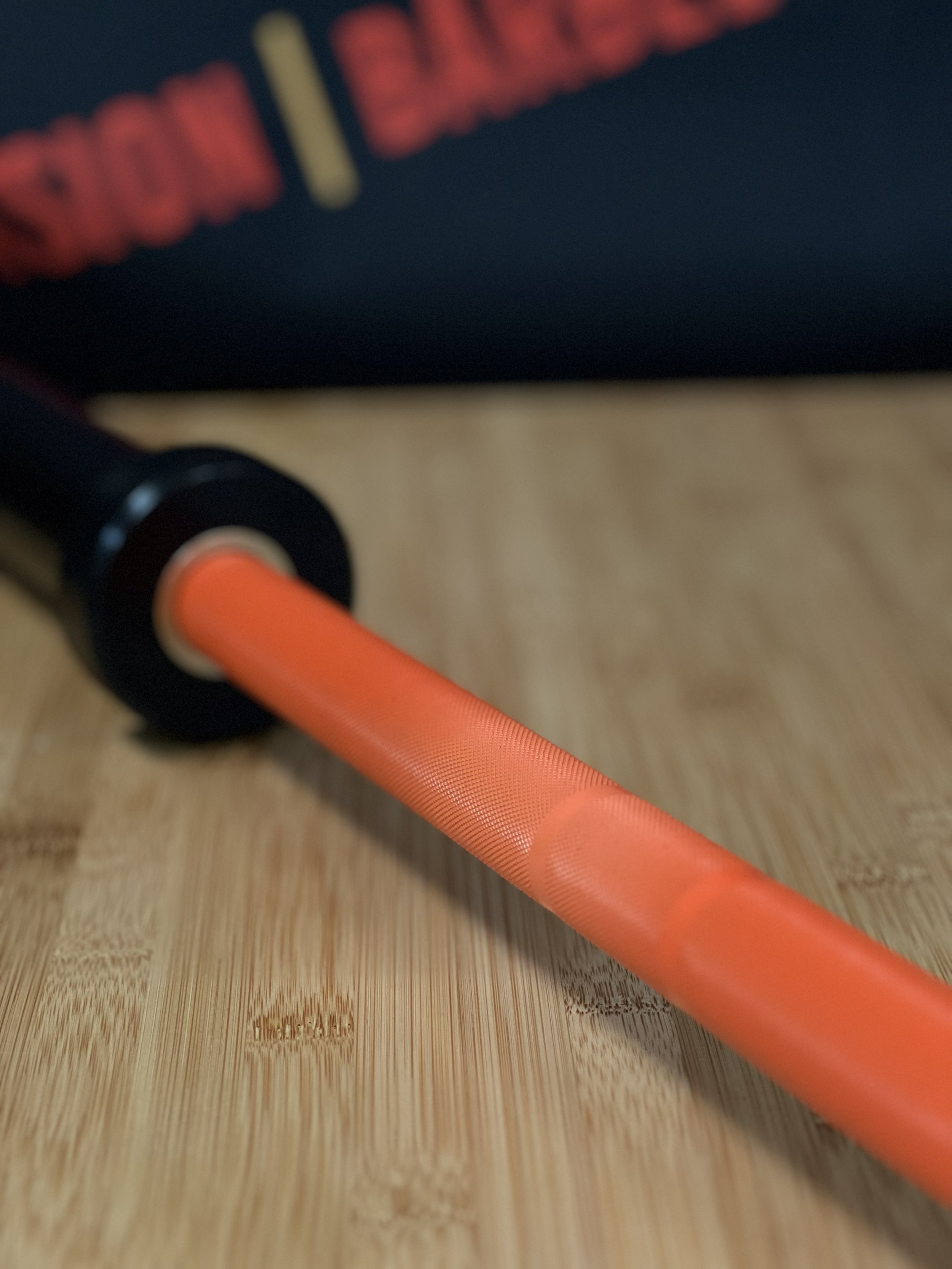 Revision 35lb Cerakote Orange Mimi Barbell CrossFit Olympic Needle Bearing