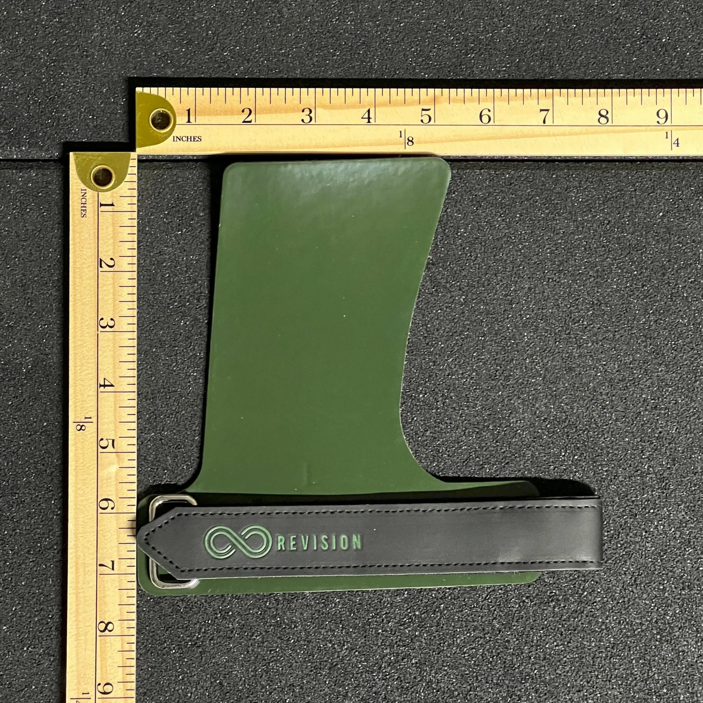 Revision Barbells Silicone Gymnastics Hand Grips Military Green CrossFit Open Muscle Ups Pull Ups Toes 2 Bar