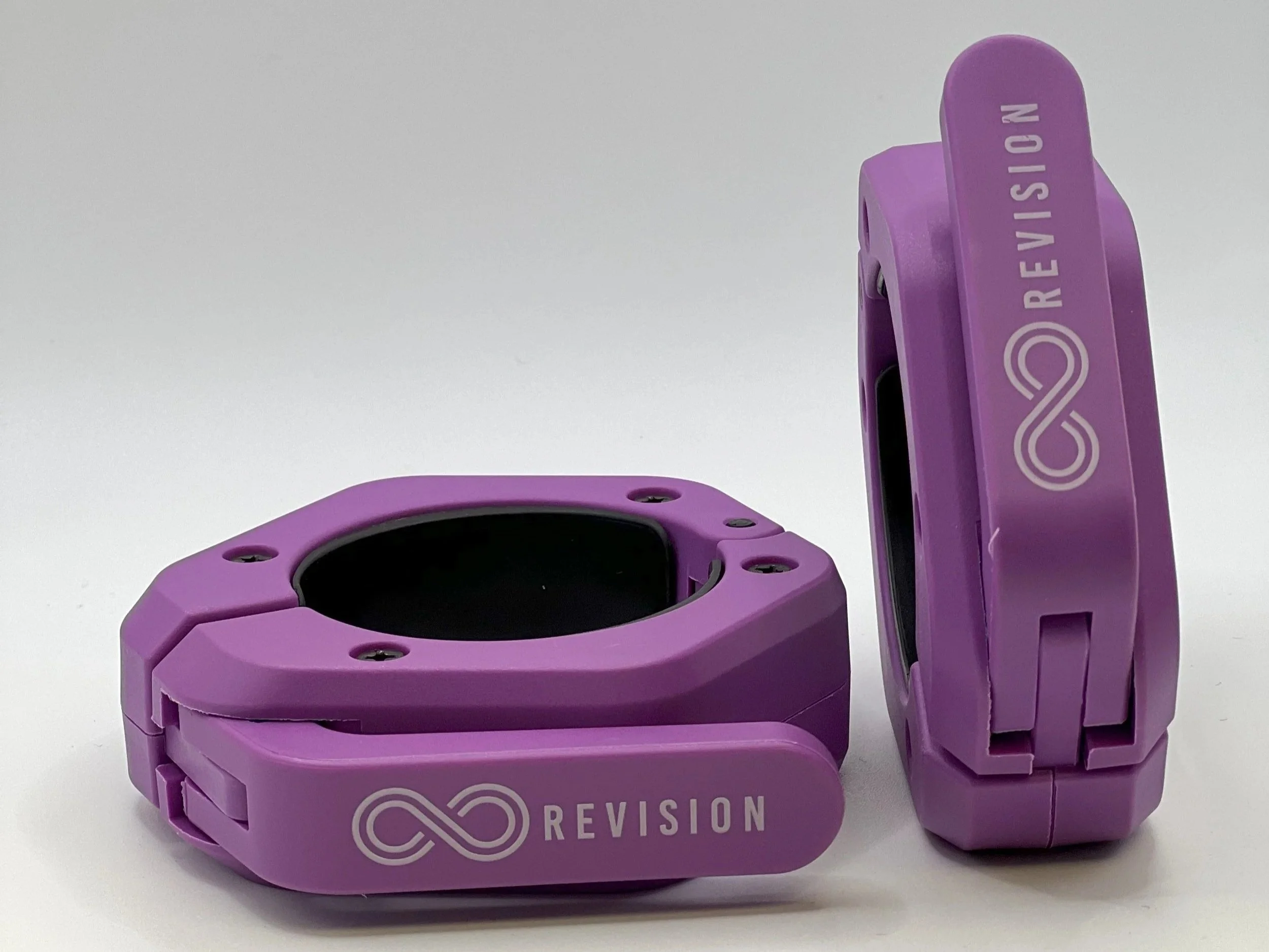 Revision magnetic purple barbell collars clips pair
