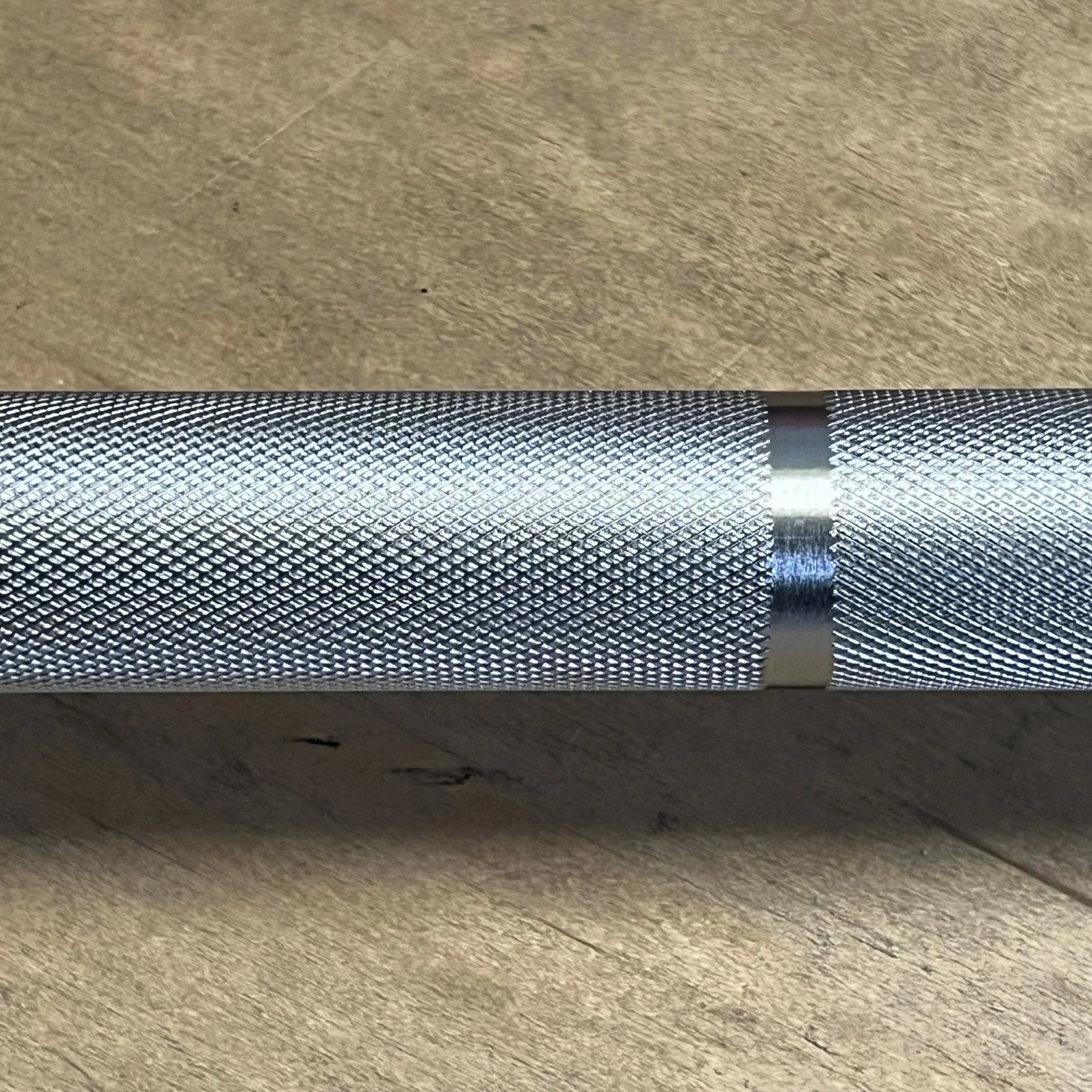 Revision Barbells 20kg Chrome Weightlifting Training Moody Barbell No Center Knurling