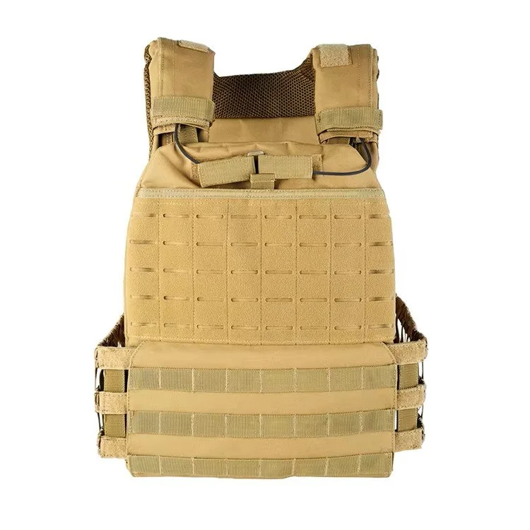 Tan Tactical Weight Workout Vest