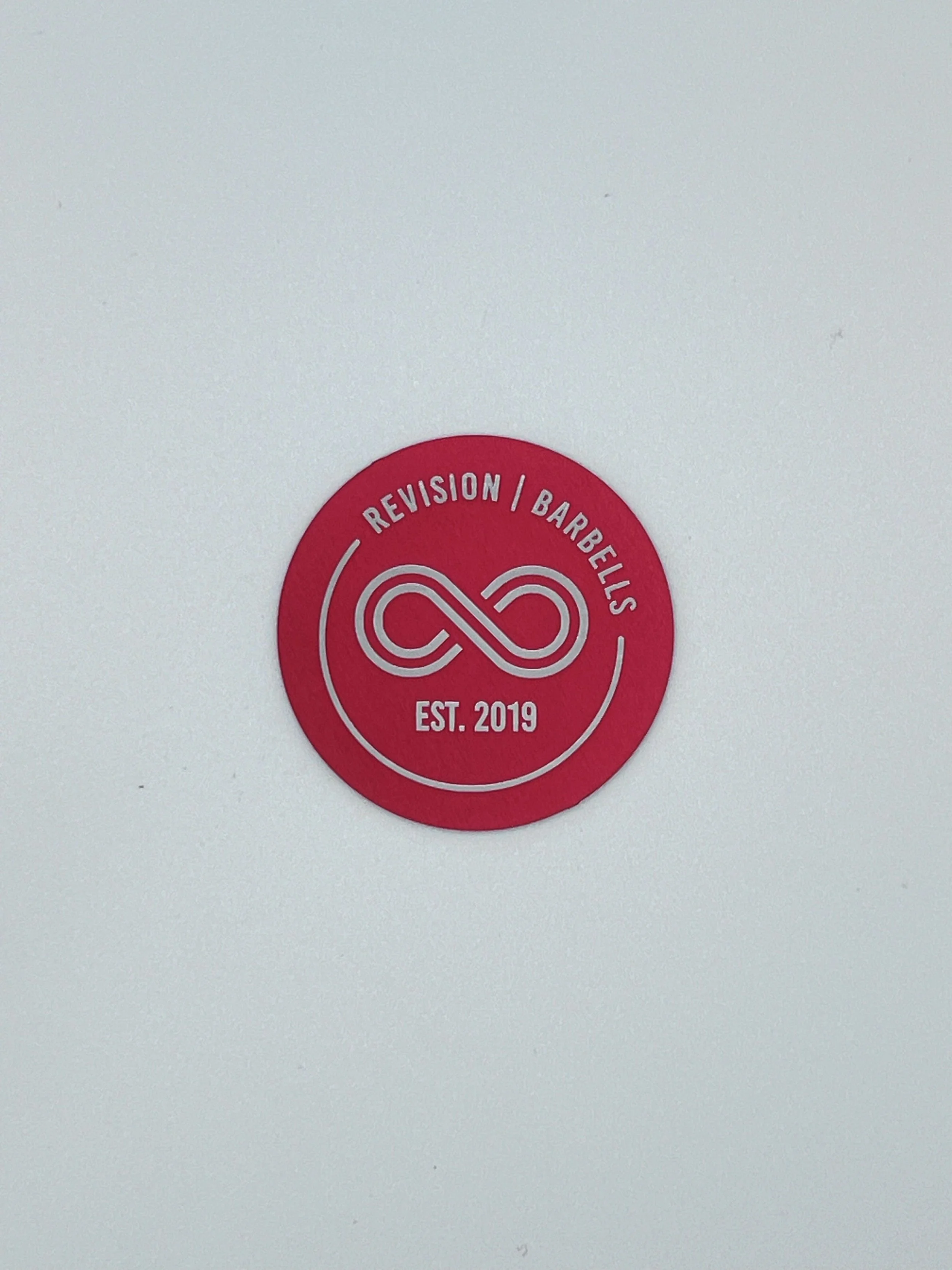 Revision Custom Red Barbell End Caps