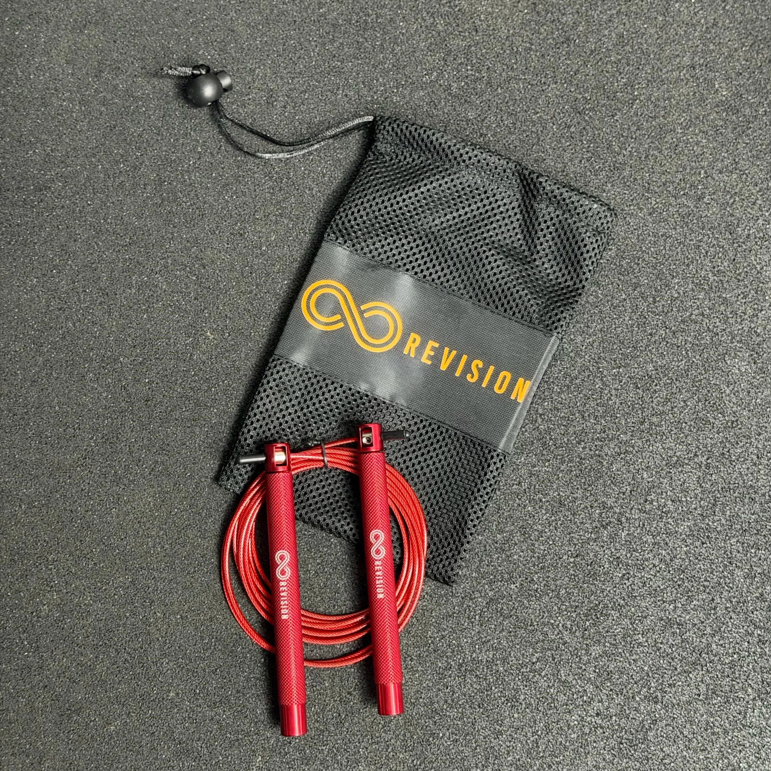 Revision Red Speed Jump Rope with Bag