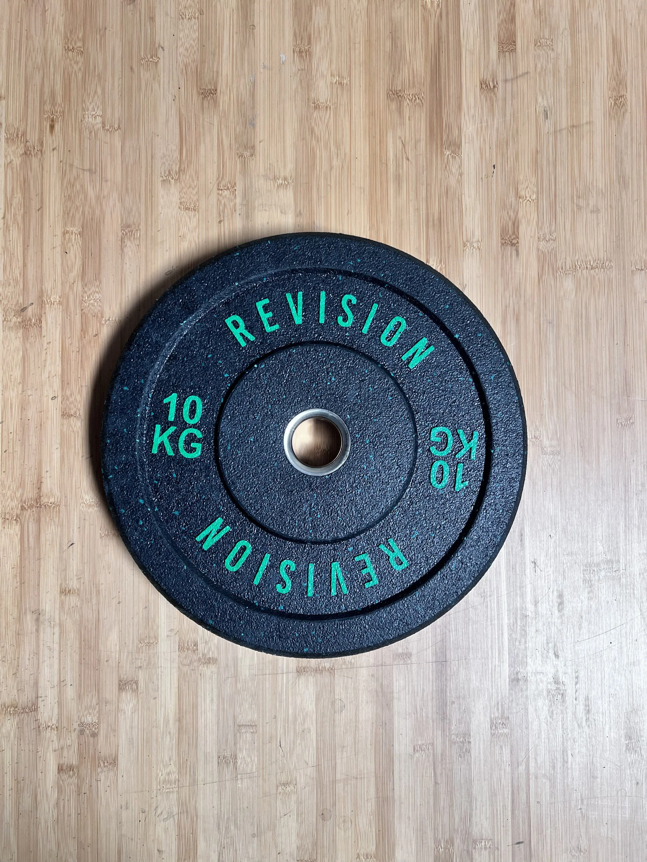 Revision Barbells Color Rubber Crumb Training 10KG Olympic Bumper Plates Pair