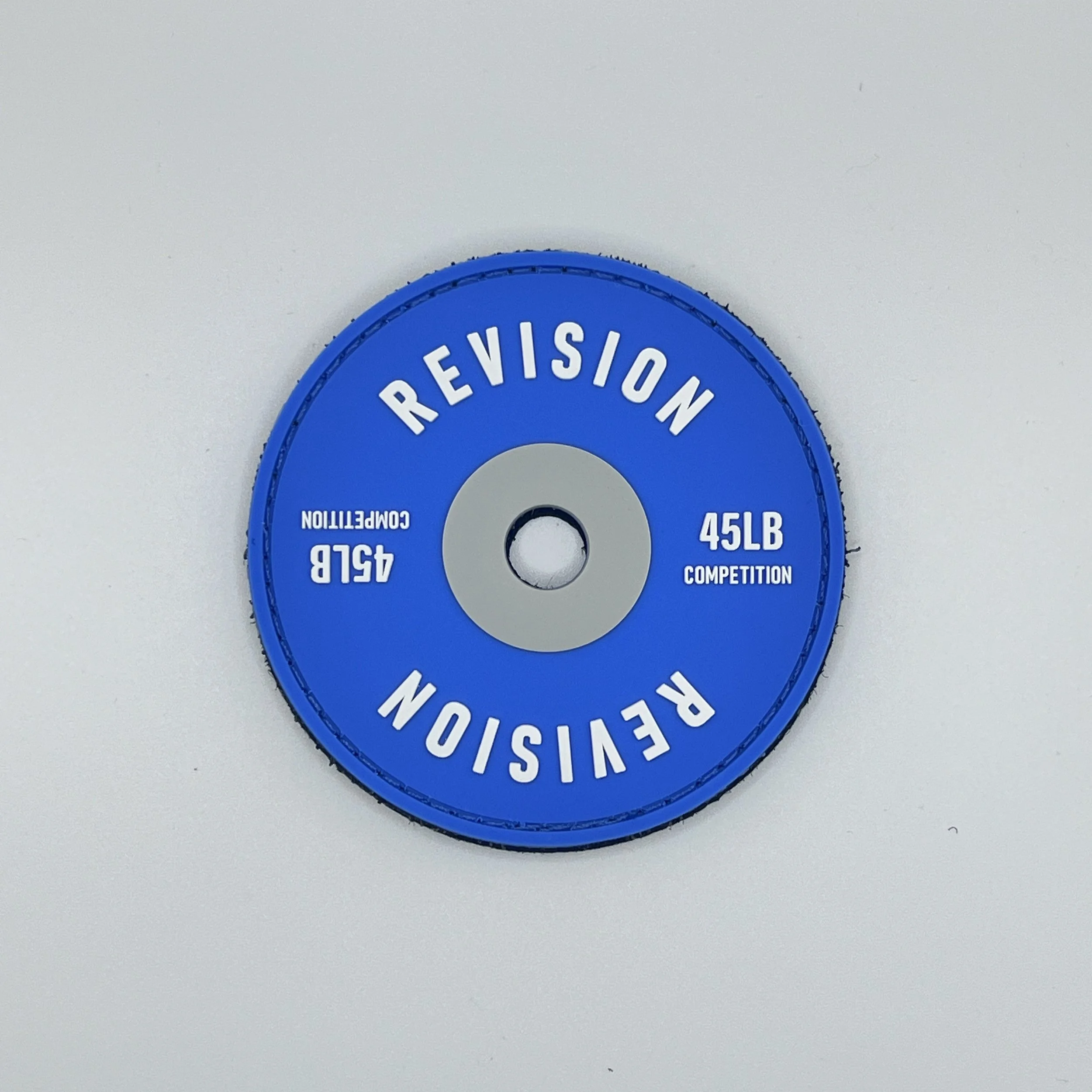 Revision 45lb Blue Plate Vest Patch Gym Bag Patch Hat Patch