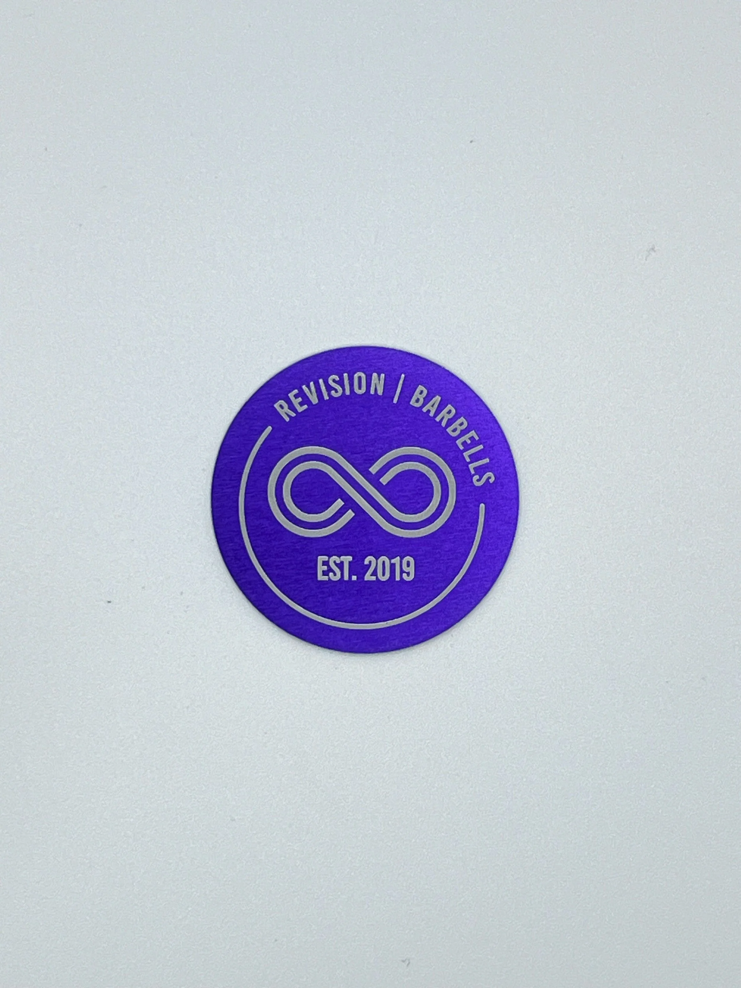 Revision Custom Purple Barbell End Caps