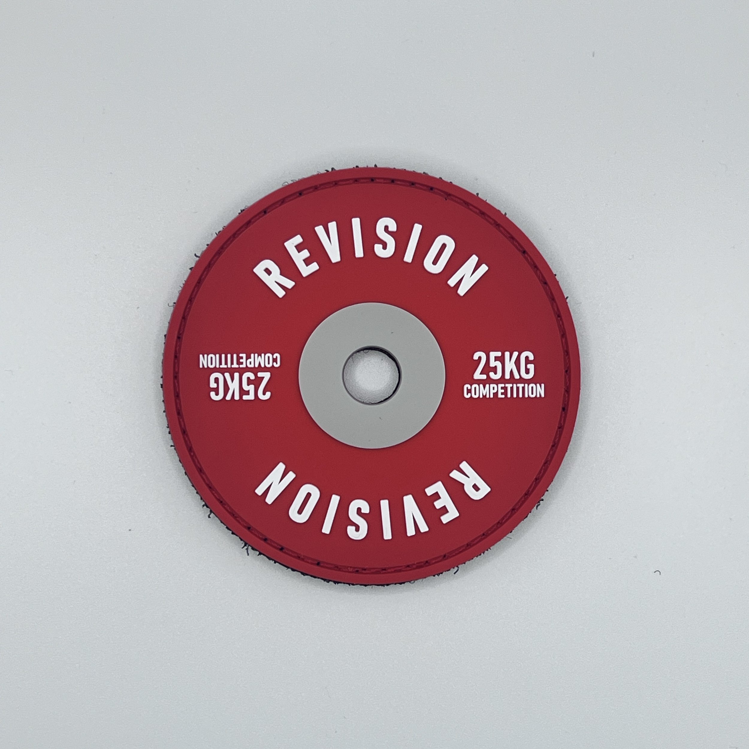 Revision 25kg Red Plate Vest Patch Gym Bag Patch Hat Patch