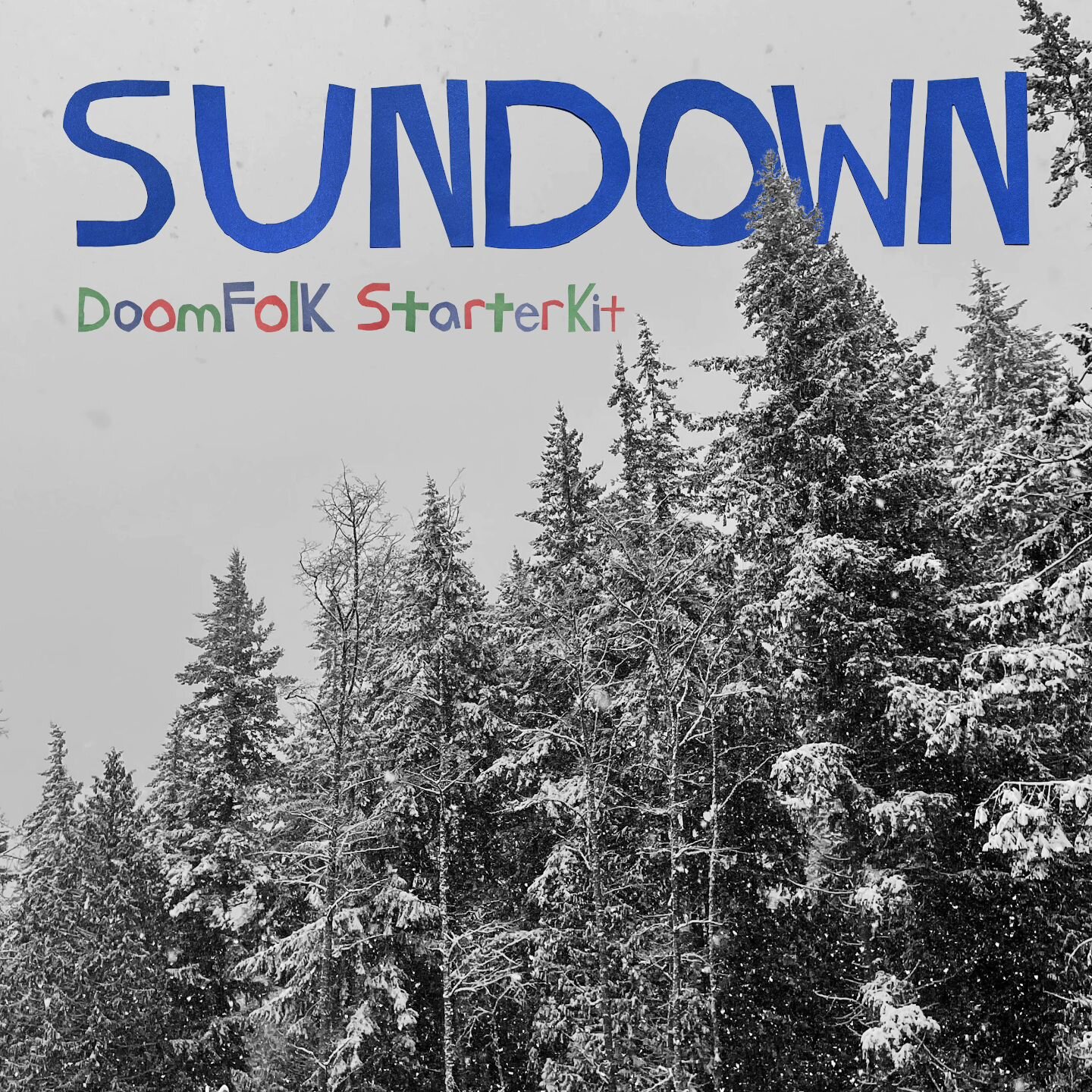 Oooooooh boy! Cozy on up this weekend with the soothing tunes of @doomfolkstarterkit's latest seasonal endeavor, &quot;SUNDOWN&quot;, created in honor of the winter solstice.
The full record comes out next week on the solstice proper, so in the meant