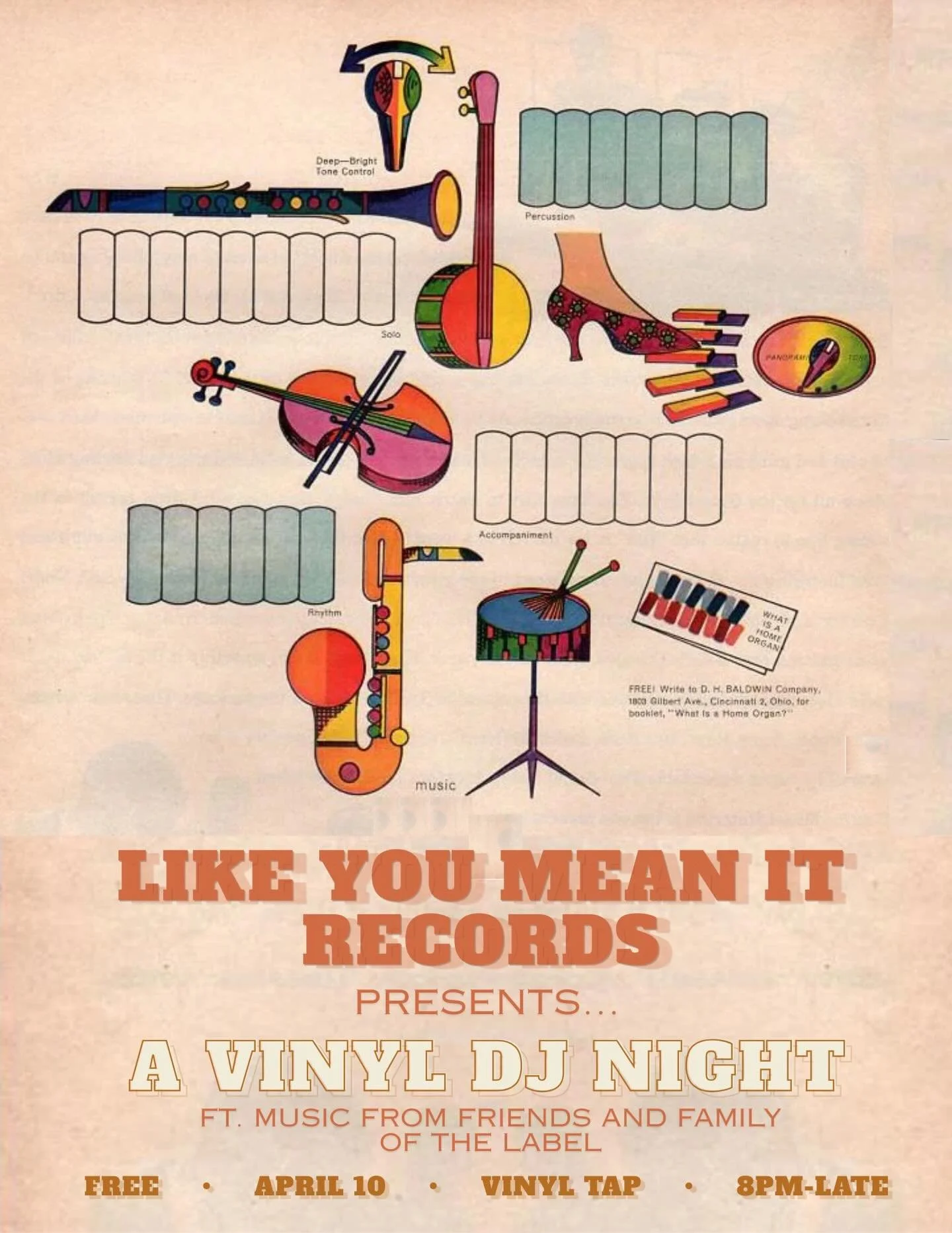 Back to it next Friday, April 10, at our favorite place in the gah dang world @vinyltapnashville. We&rsquo;ll be spinning vinyl, drinking good drinks, and having a grand ole time. Music starts at 8 and goes until late! See you there! 💃🕺🕺💃👯🪩
